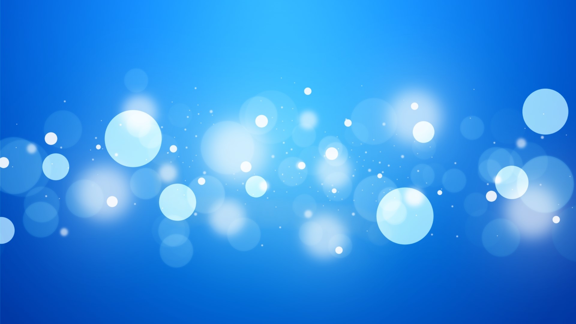 Sparkling Lights on Blue Background HD Wallpaper