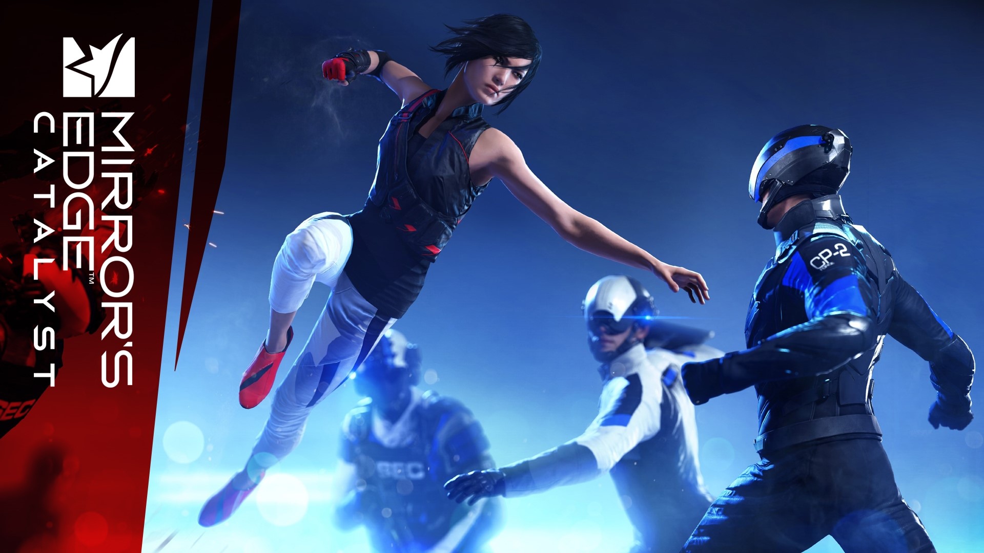 Faith Connors from Mirror's Edge Catalyst in a fight HD Wallpaper