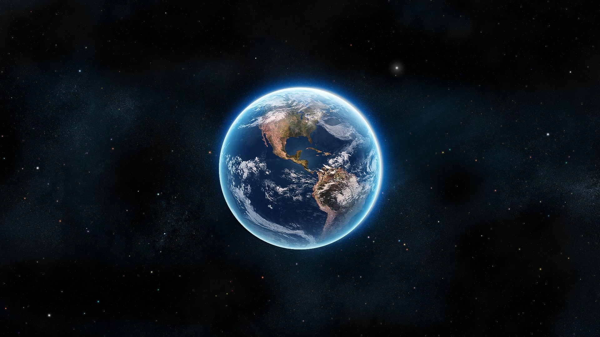 Earth from Outer Space HD Wallpaper