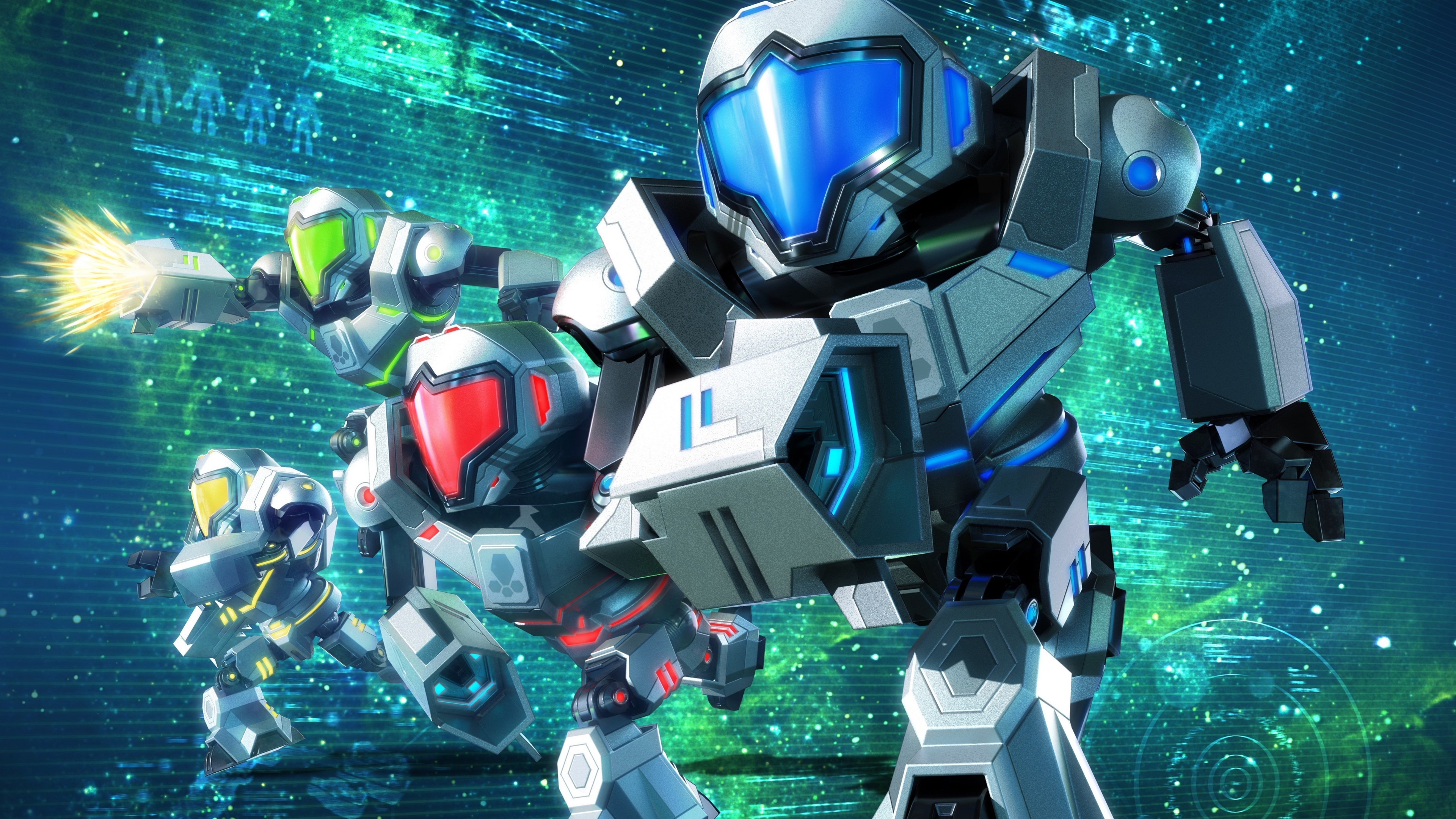 Metroid Prime Federation Force Robots HD Wallpaper