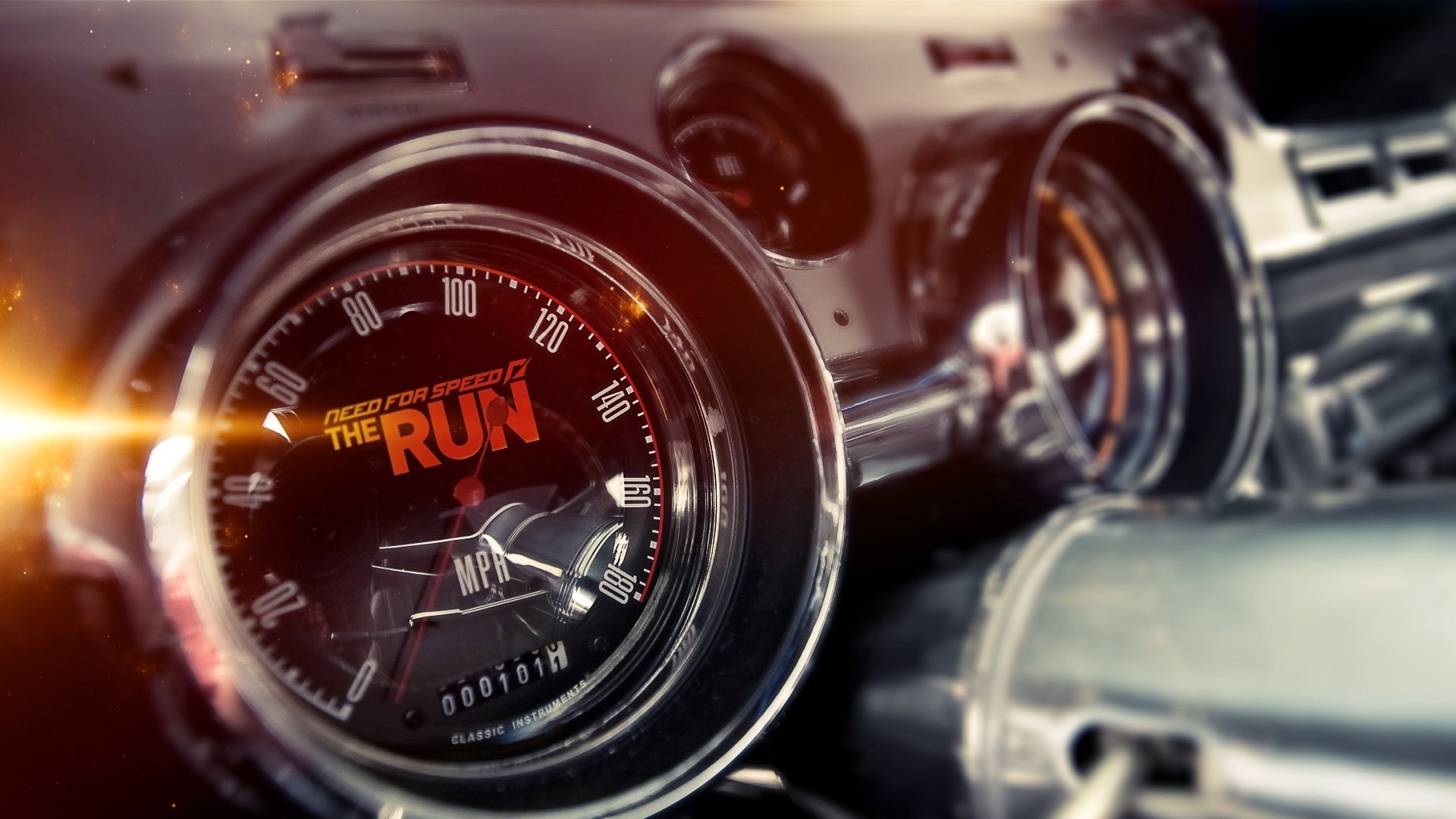Need for Speed The Run Classic Car Dashboard HD Wallpaper