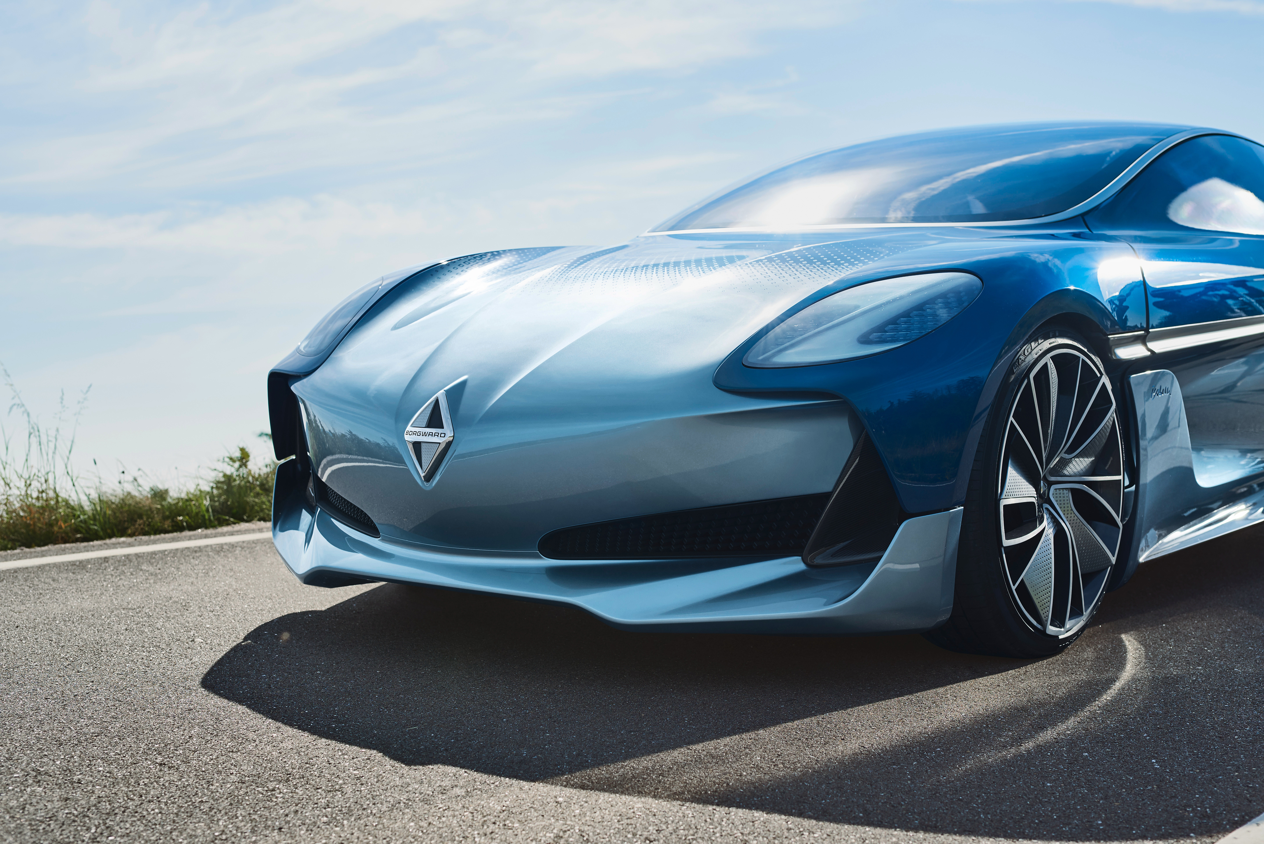 Borgward Isabella Concept car on a road HD Wallpaper
