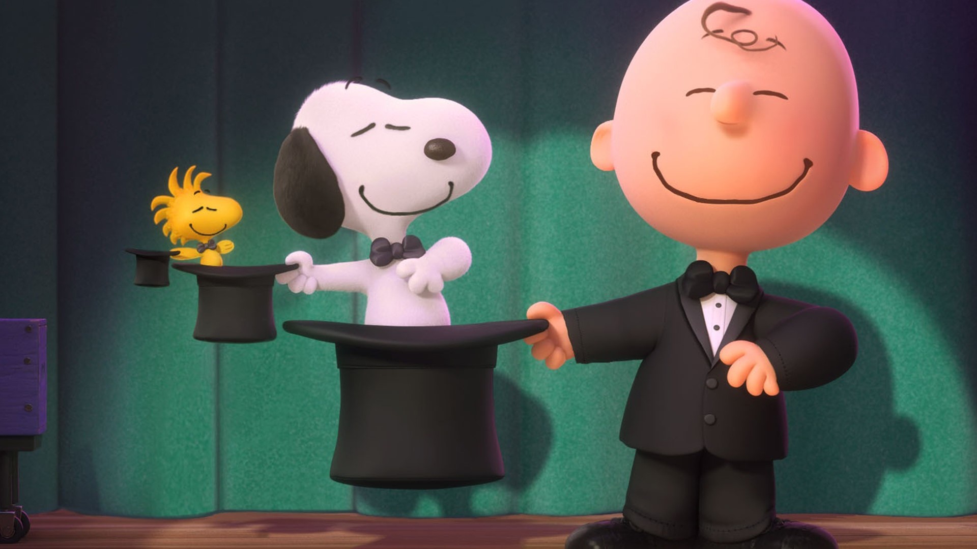 Snoopy and Woodstock from Peanuts performing magic HD Wallpaper