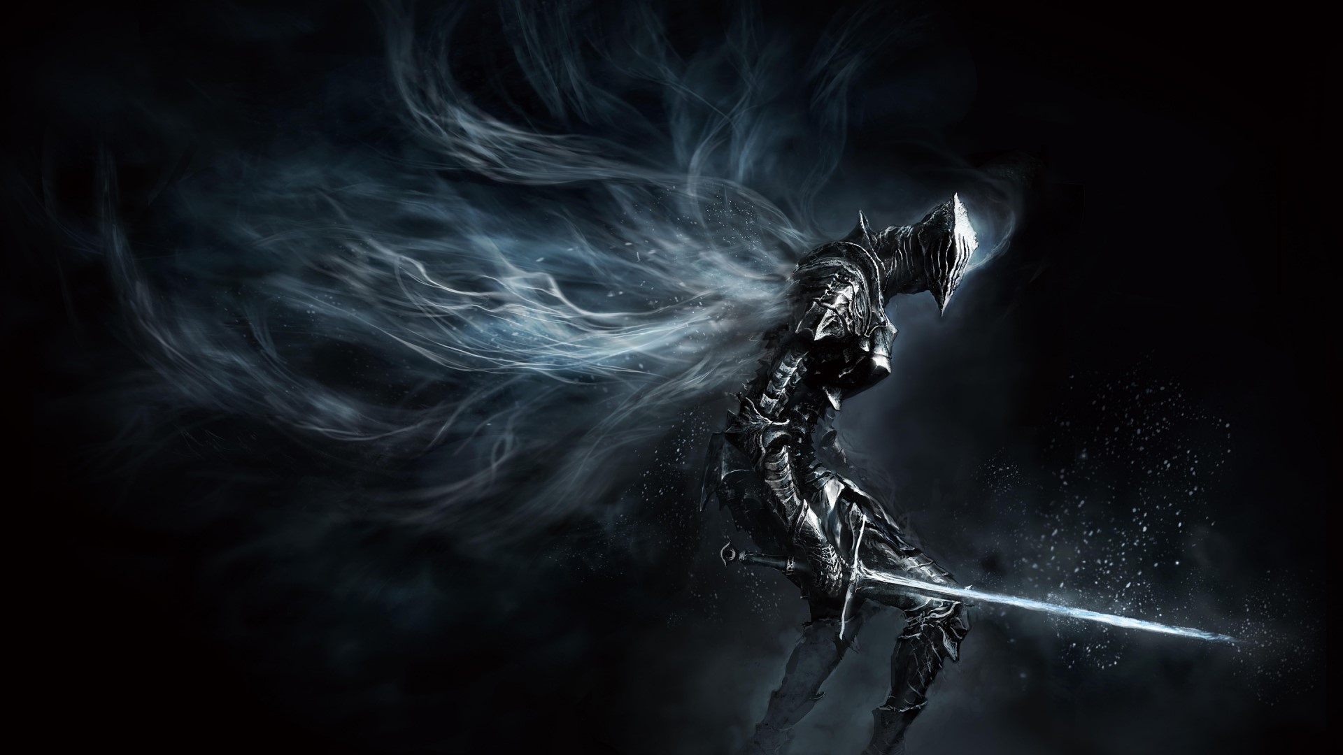Knight with glowing sword in Dark Souls 3 HD Wallpaper
