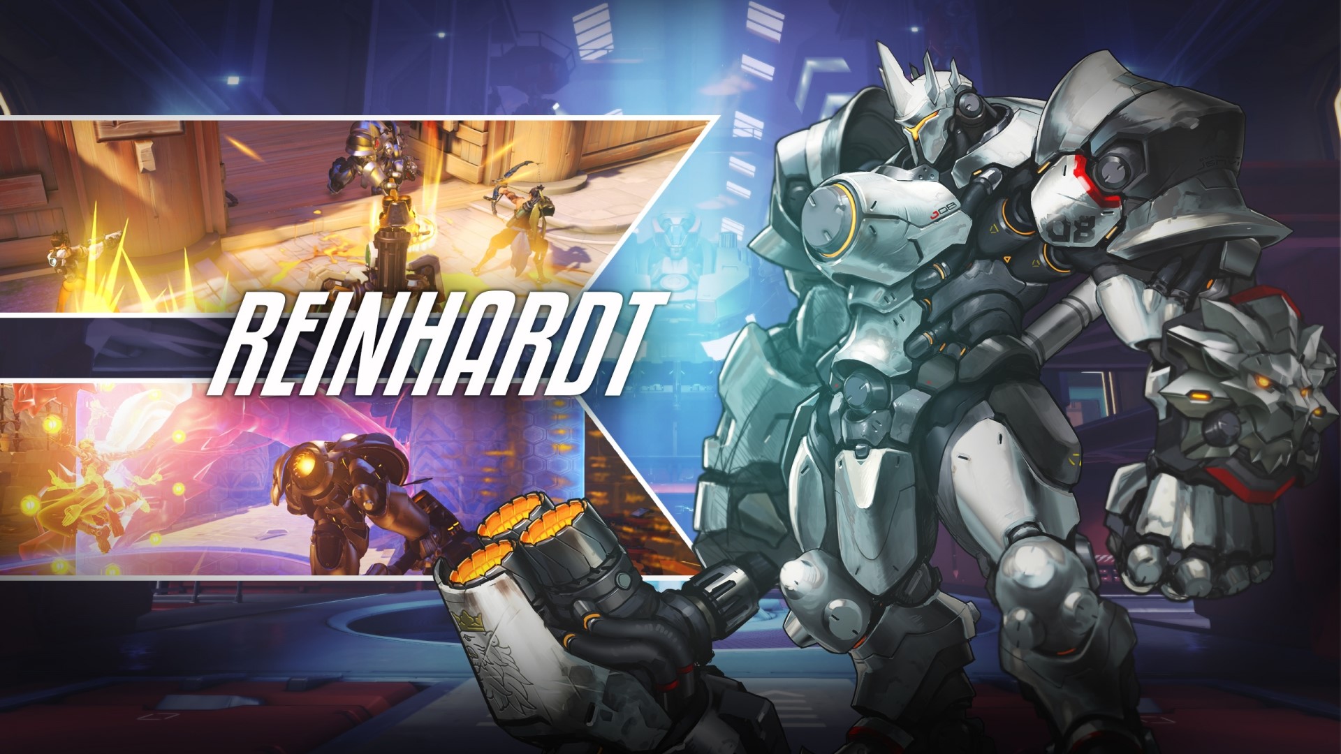 Reinhardt from Overwatch HD Wallpaper