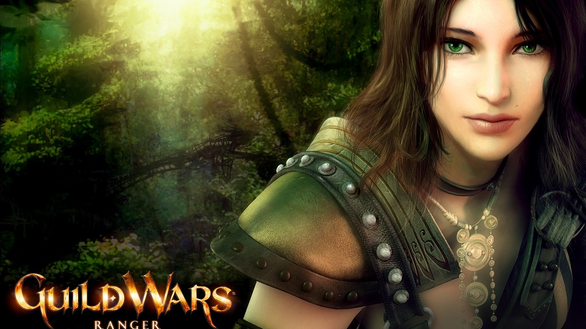 Guild Wars Ranger character portrait HD Wallpaper