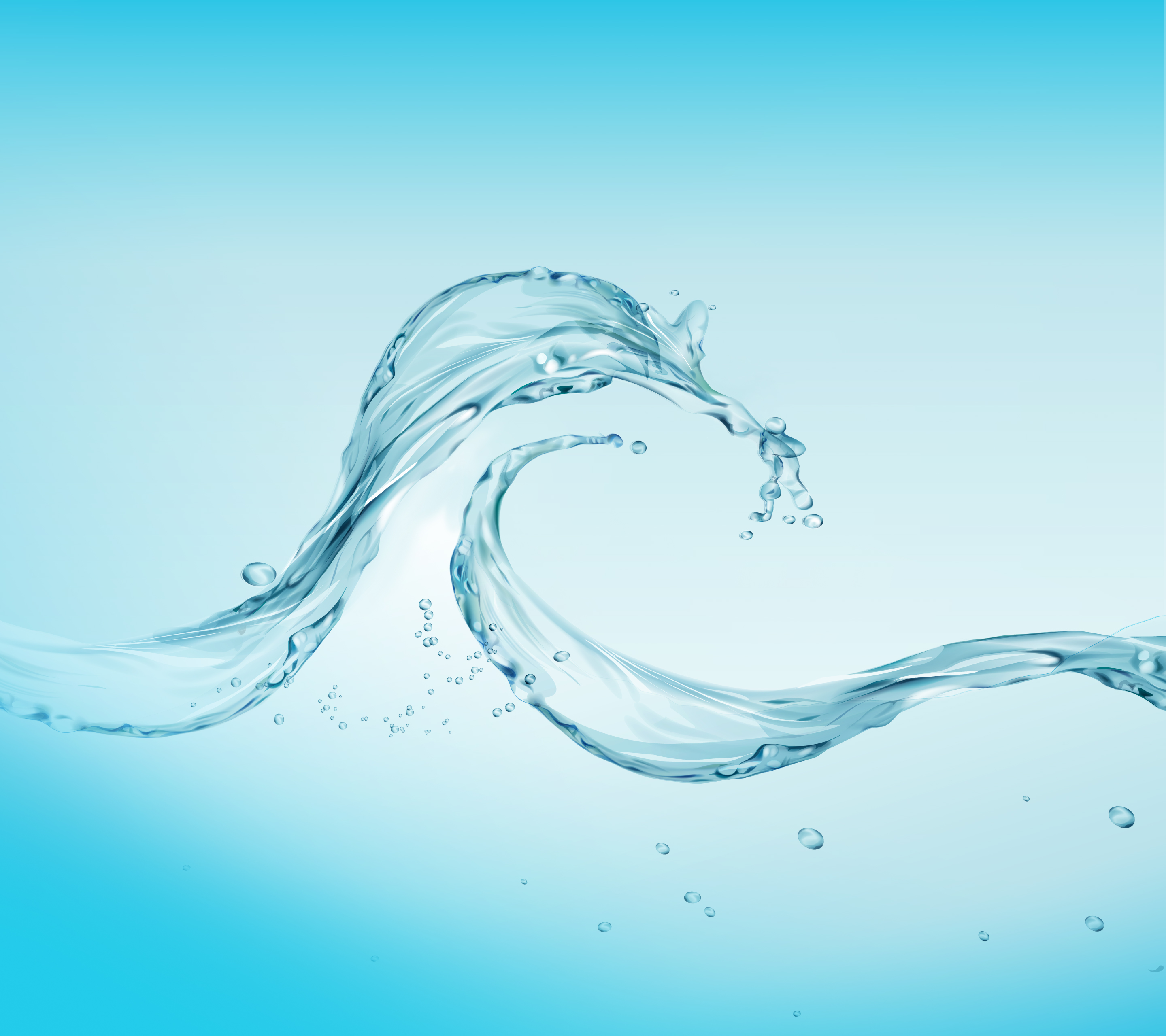Water wave CGI HD Wallpaper