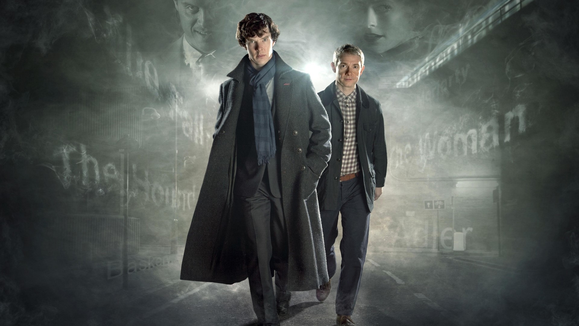 Sherlock and Watson from Sherlock TV Series HD Wallpaper