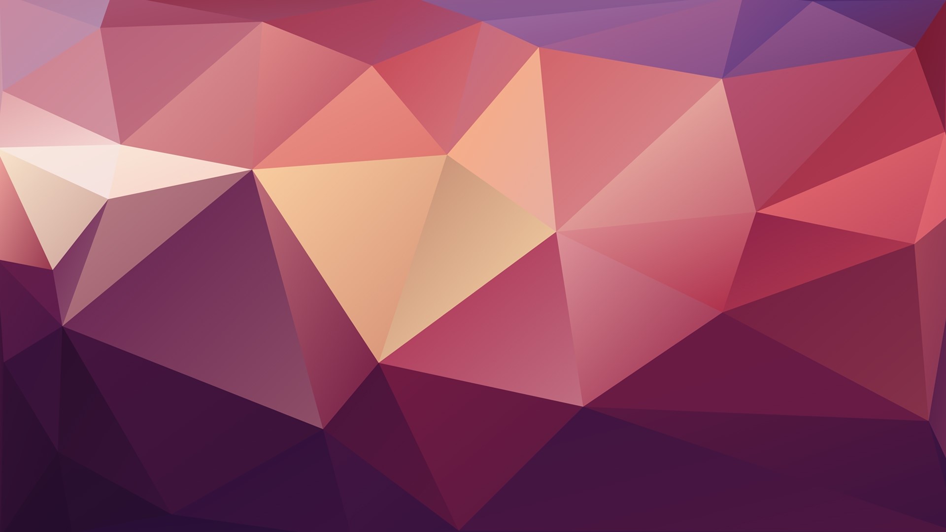 Smooth Color Geometric Polygon Pattern HD Wallpaper