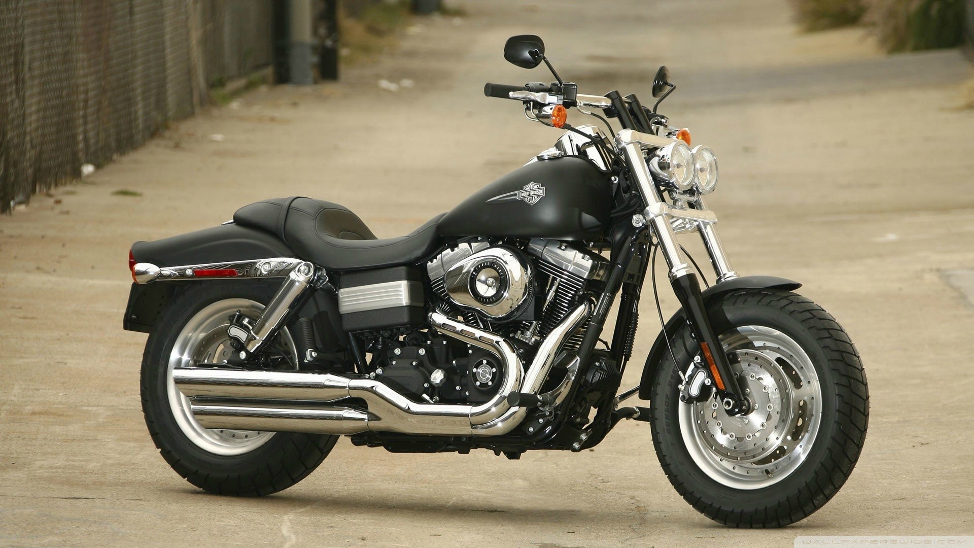 Harley Davidson Fat Bob Motorcycle HD Wallpaper