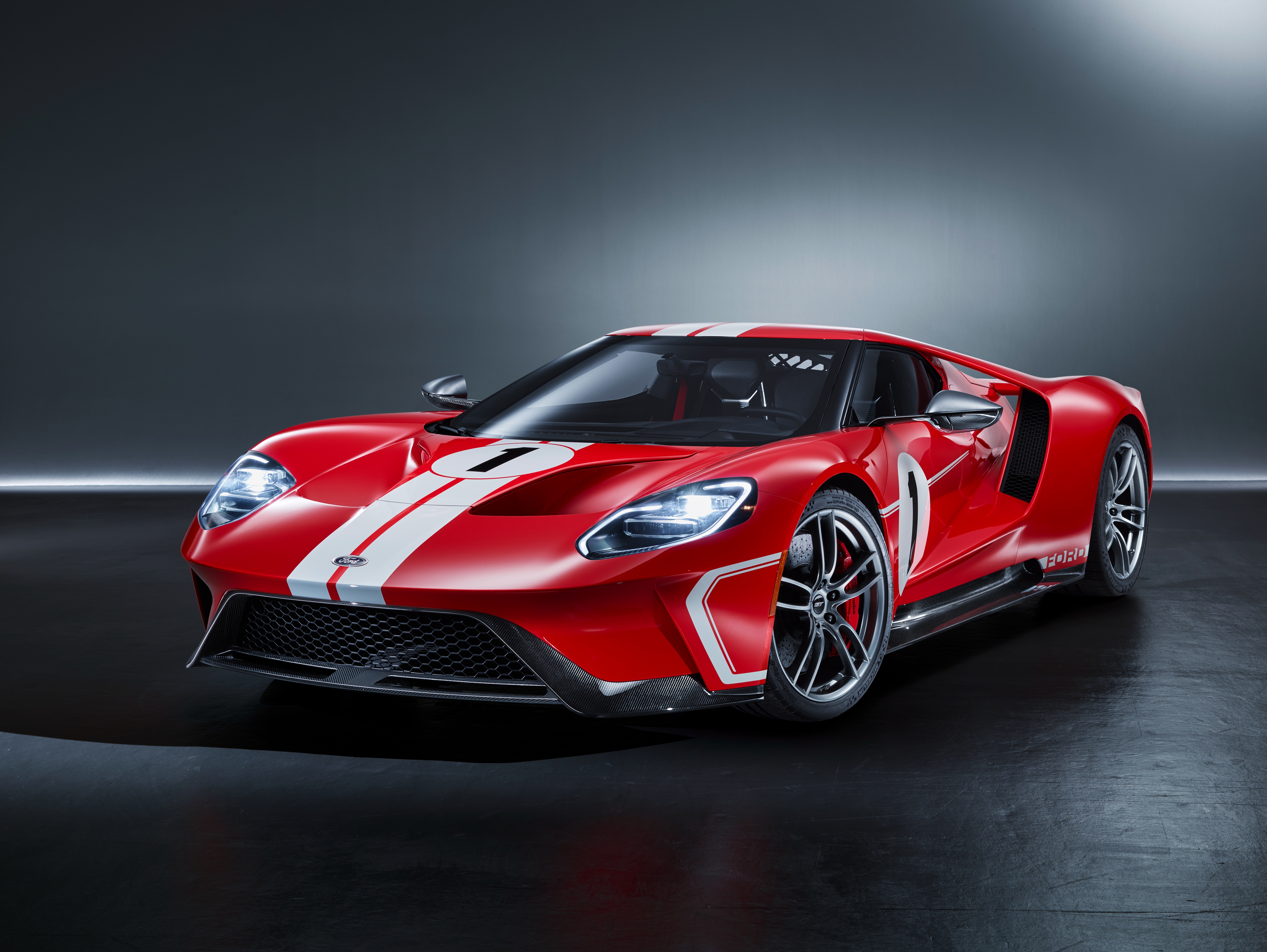 Red Ford GT 67 Heritage Edition 4K HD Wallpaper