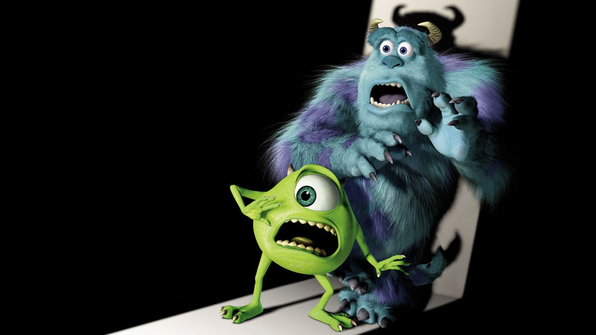 Monsters, Inc. characters Sulley and Mike HD Wallpaper