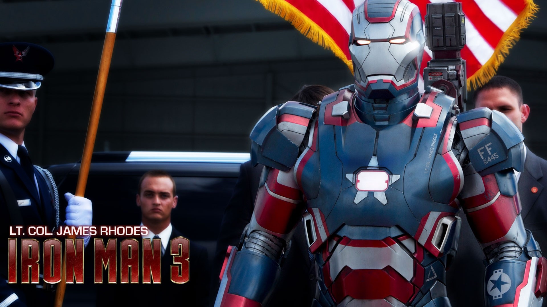 Iron Patriot from Iron Man 3 HD Wallpaper