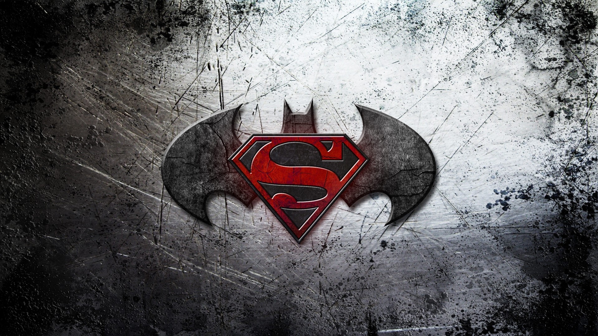 Batman V Superman Dawn of Justice Logo HD Wallpaper