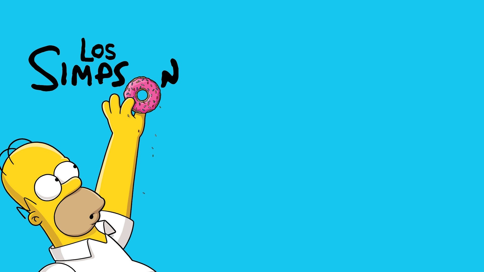 Homer Simpson from The Simpsons holding a donut HD Wallpaper