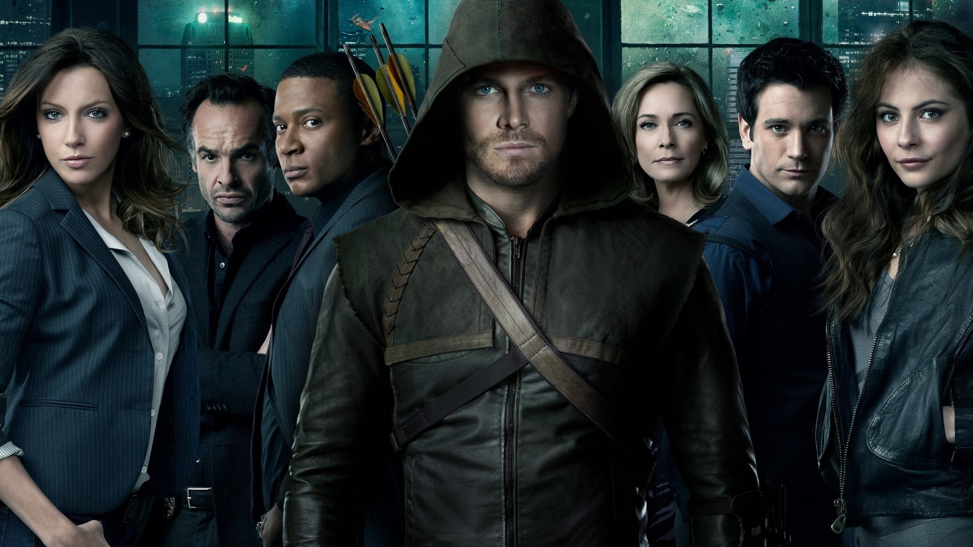 Arrow TV Series Cast HD Wallpaper