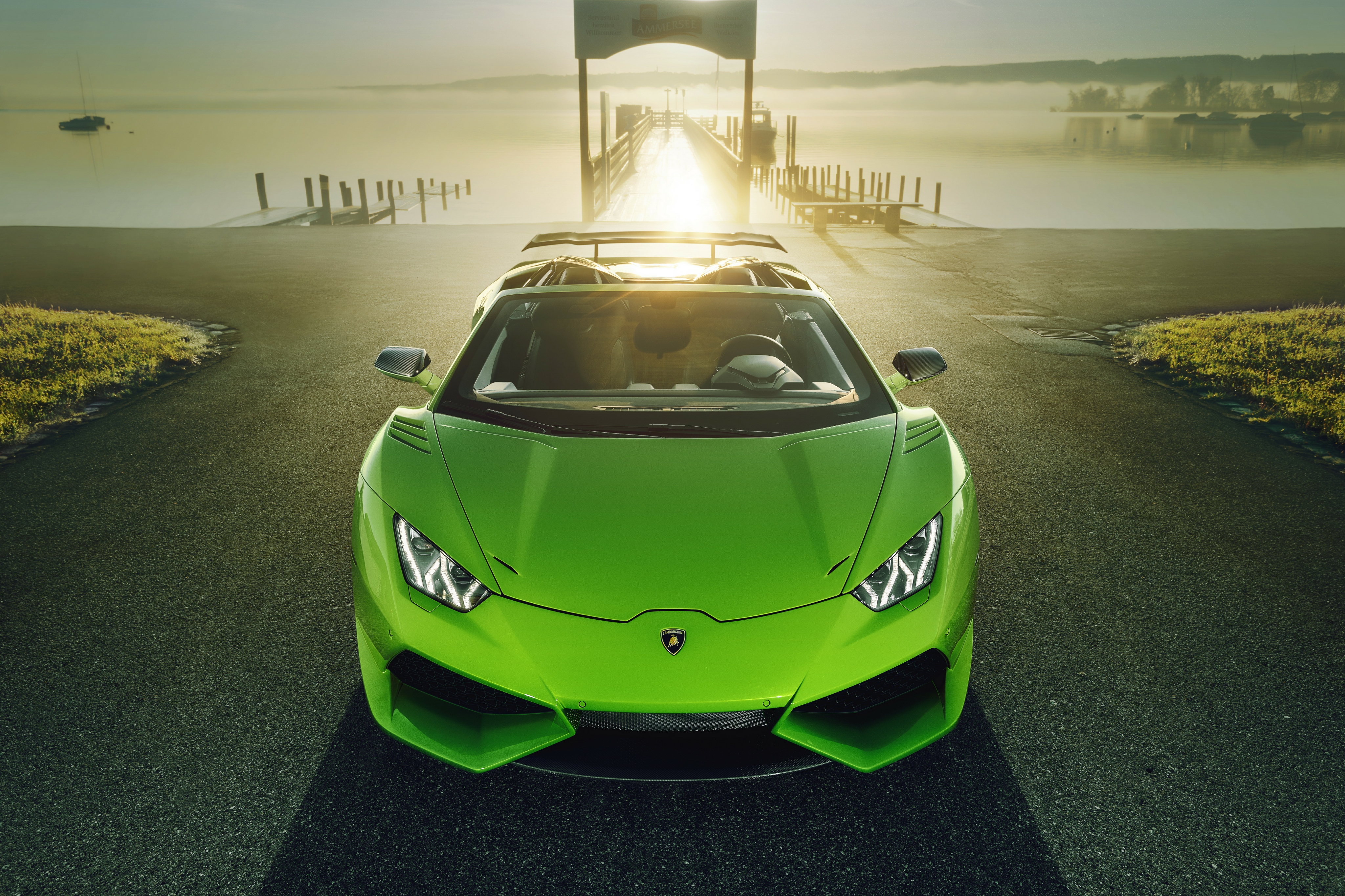 4K Lamborghini Huracan Spyder by Novitec HD Wallpaper