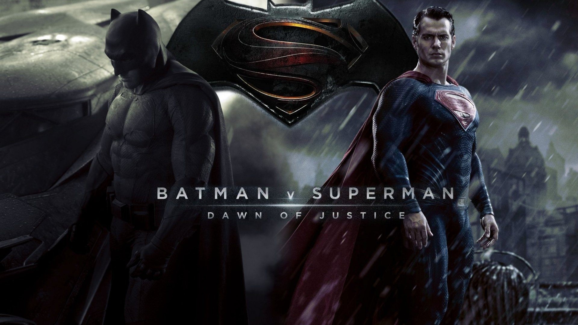 Batman v Superman: Dawn of Justice movie poster HD Wallpaper