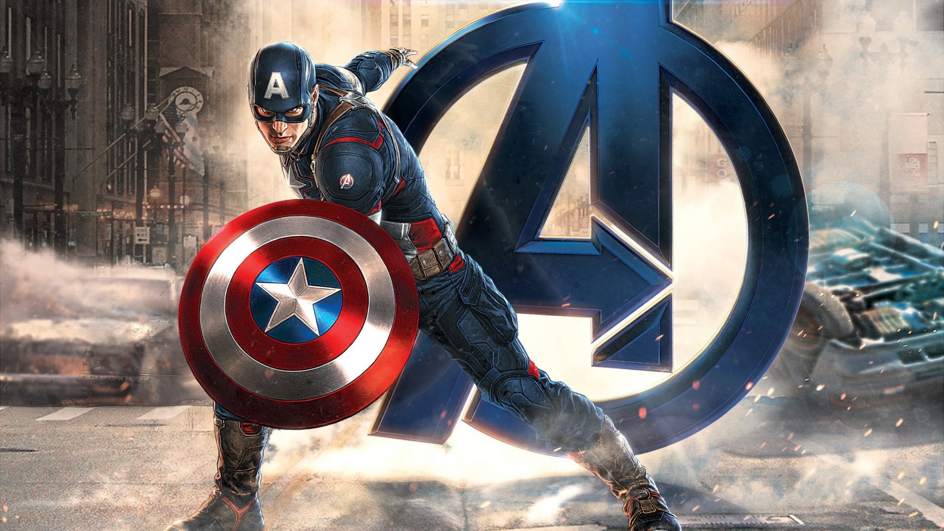 Captain America from Avengers HD Wallpaper