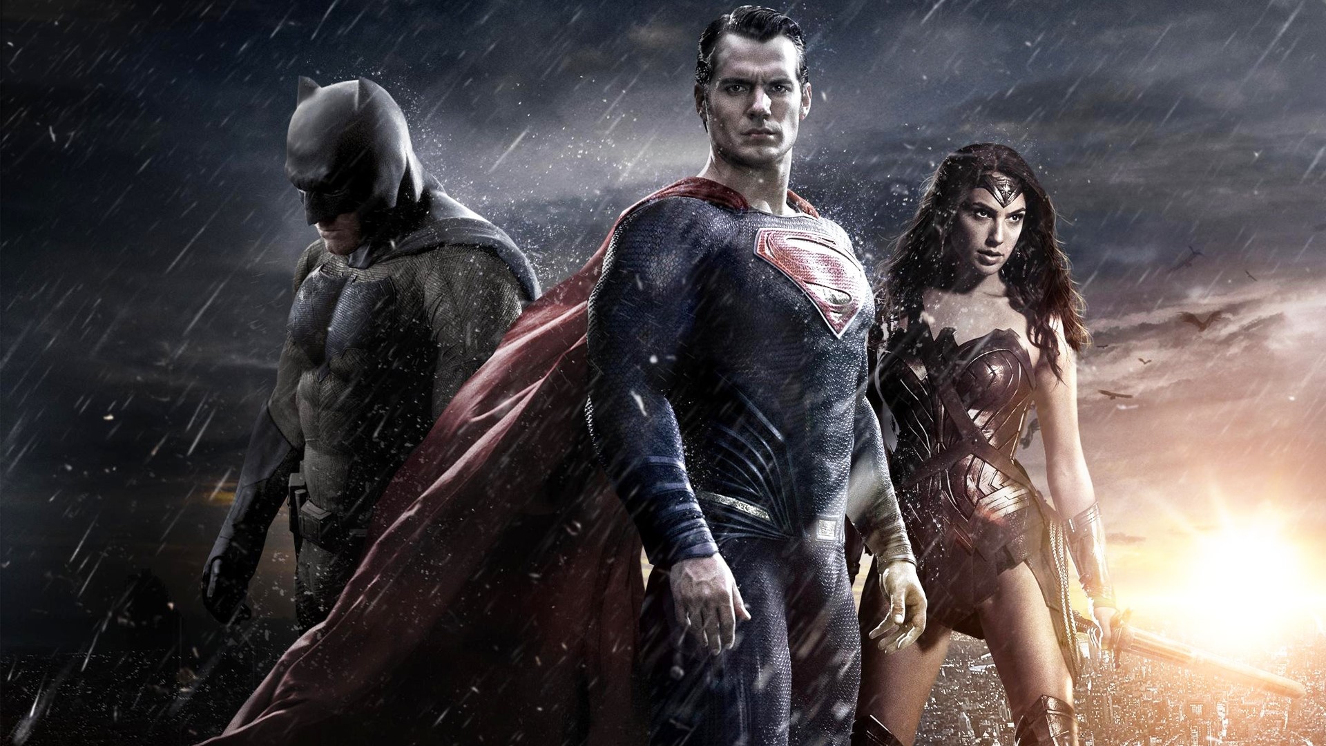 Batman, Superman, and Wonder Woman from Batman v Superman HD Wallpaper
