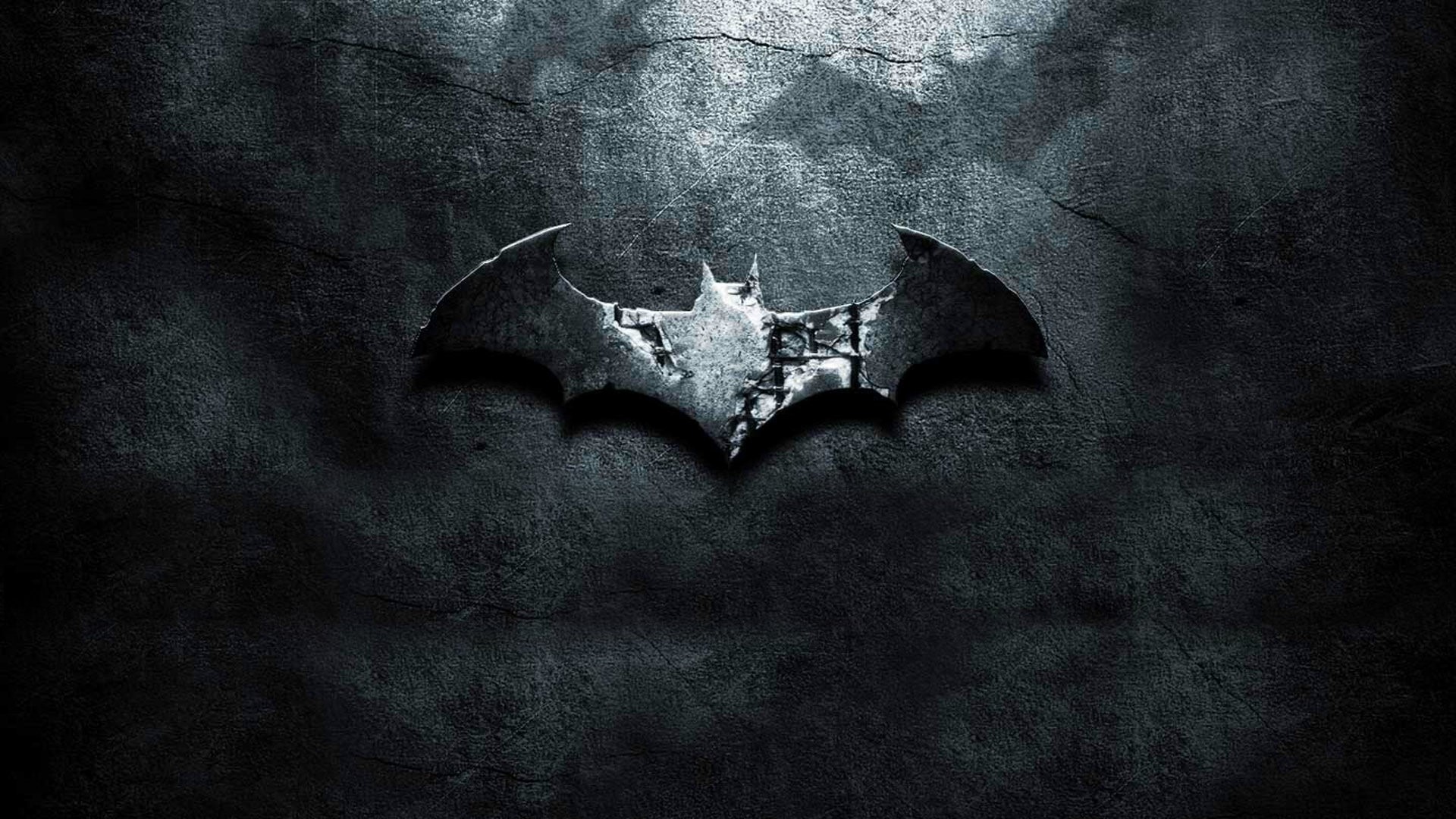 Batman Logo on Textured Background HD Wallpaper