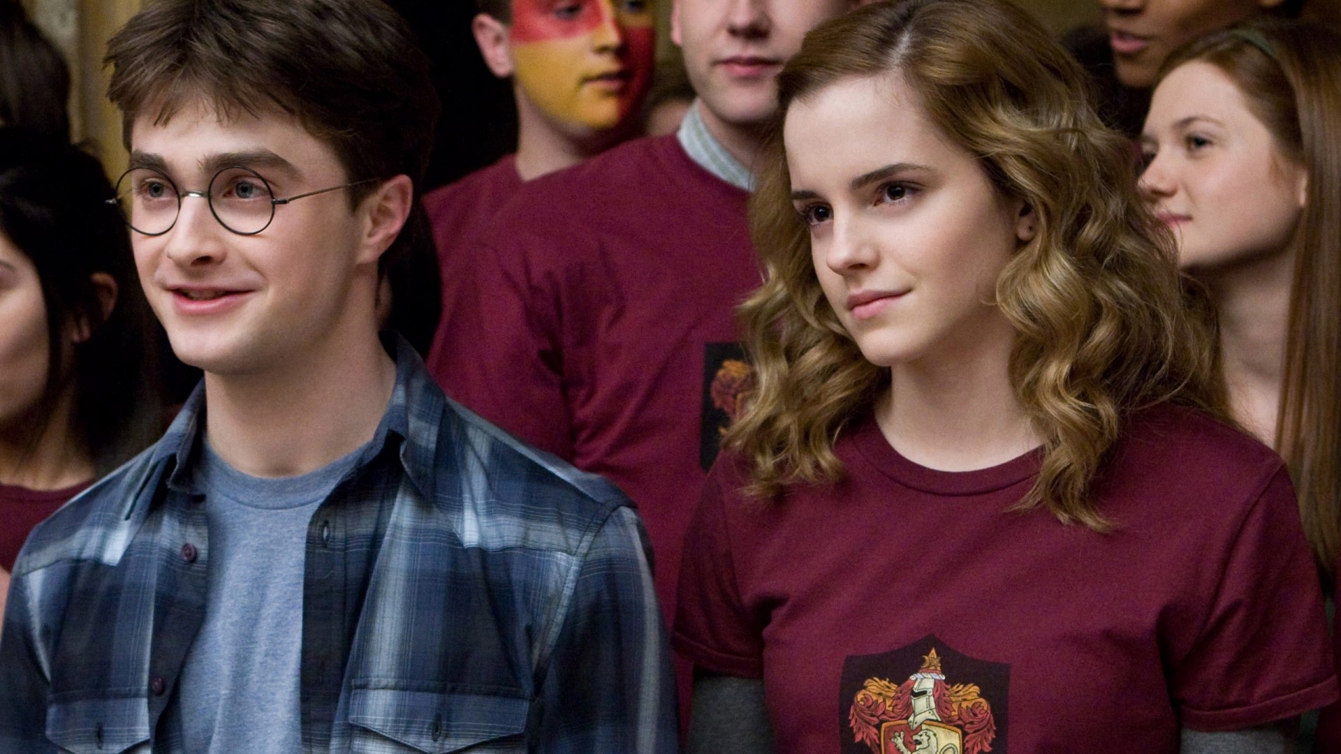Harry Potter and Hermione Granger from Harry Potter 6 HD Wallpaper