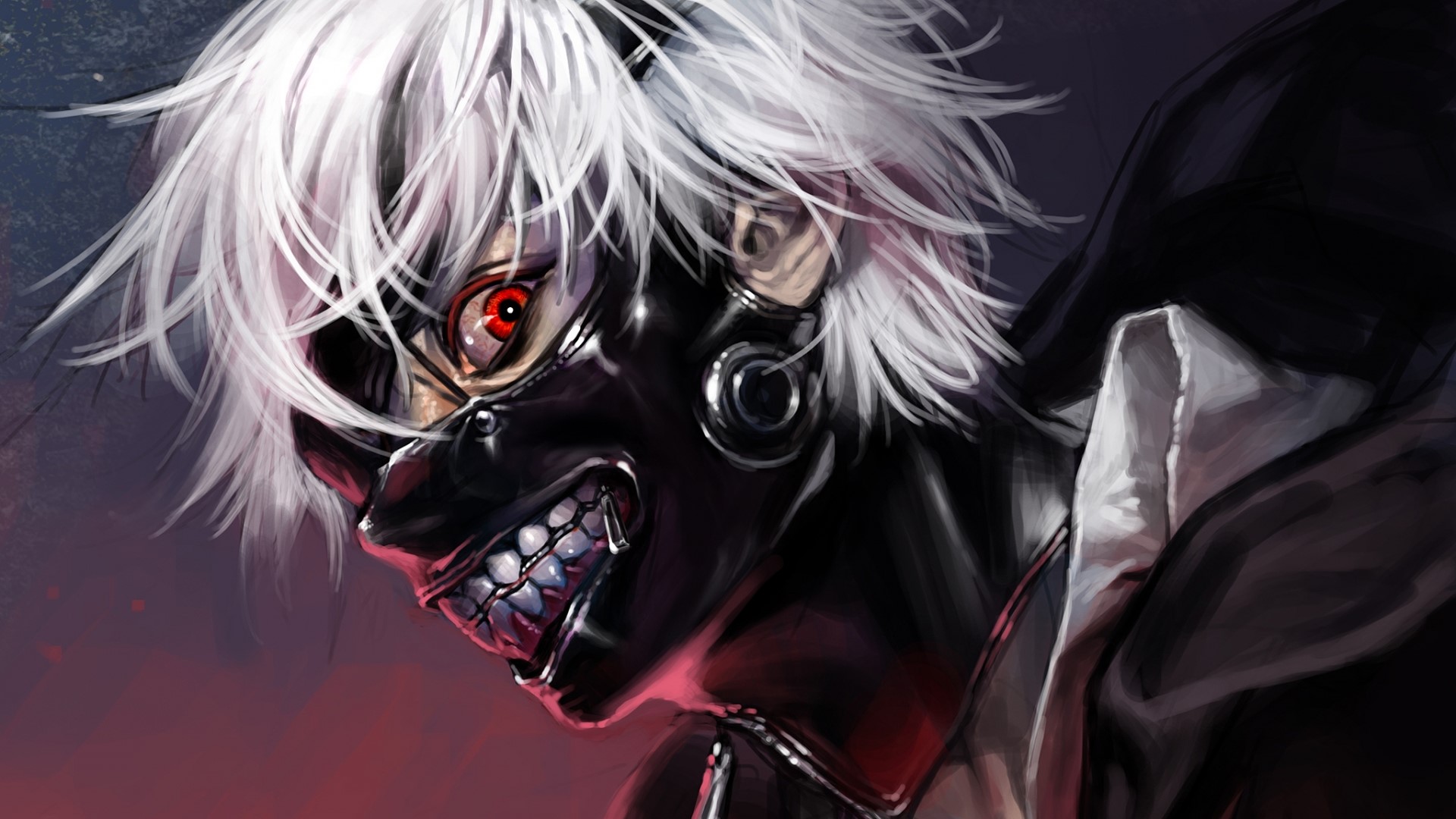 Kaneki Ken from Tokyo Ghoul wearing his mask HD Wallpaper
