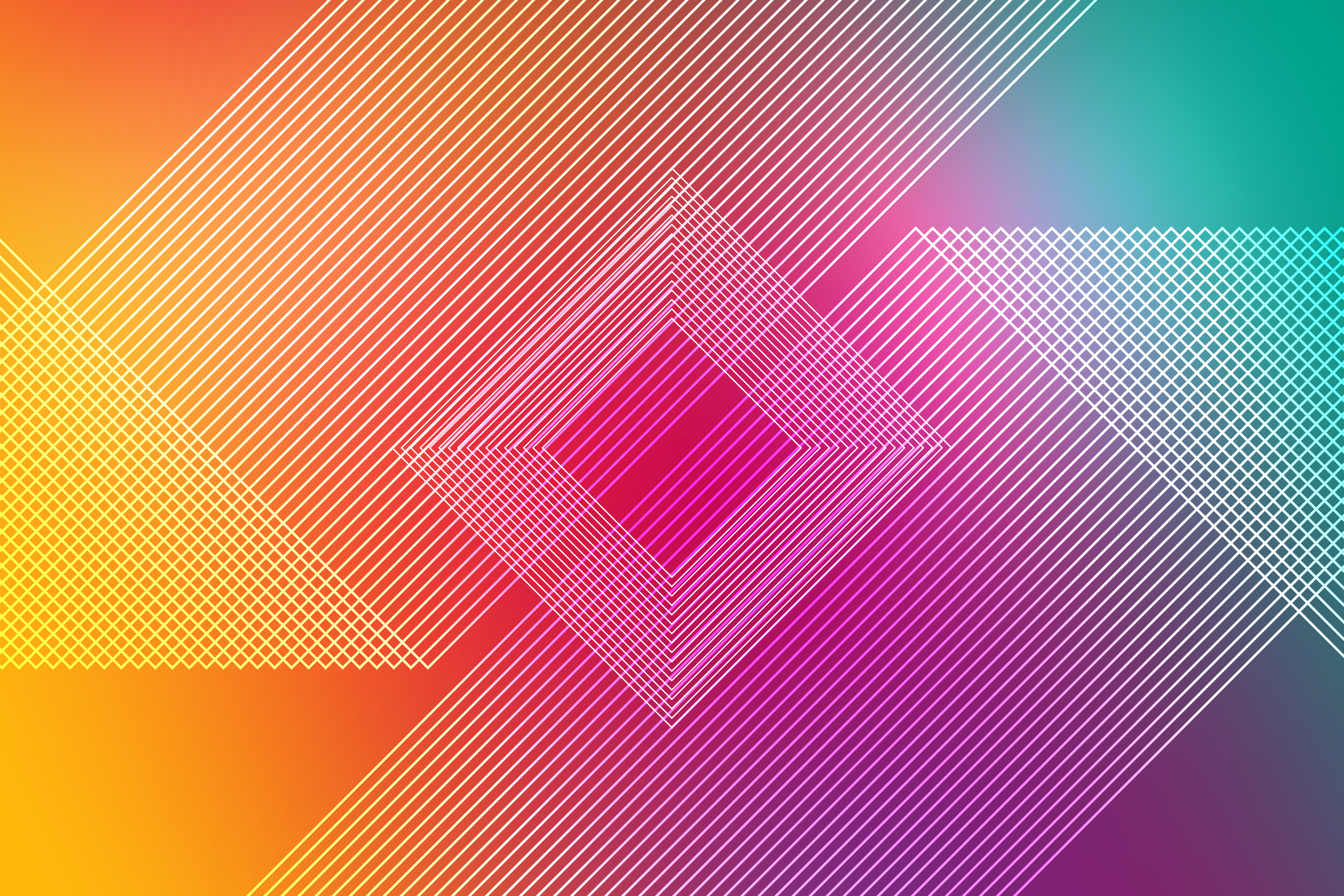 Colorful, Lines, 4K, Stripes HD Wallpaper