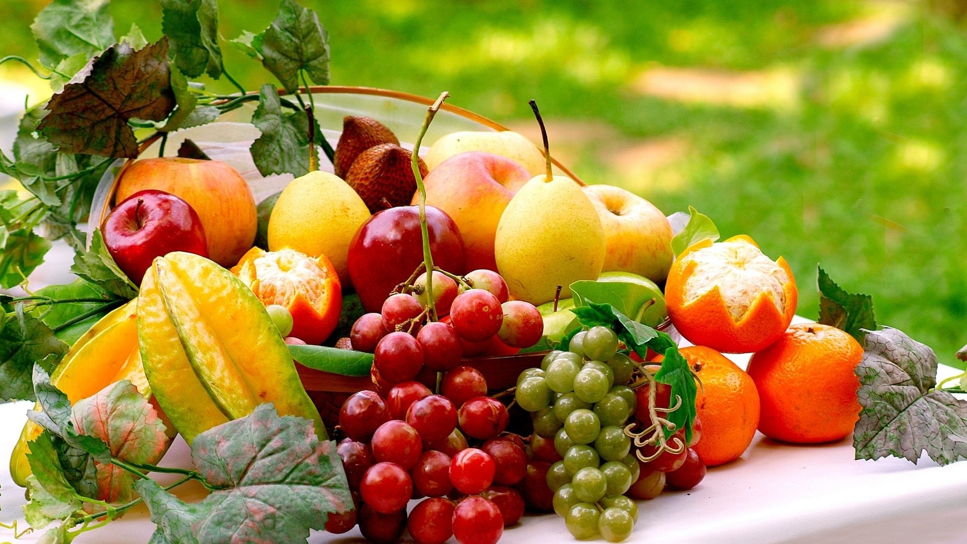 Assortment of Fresh Fruits HD Wallpaper