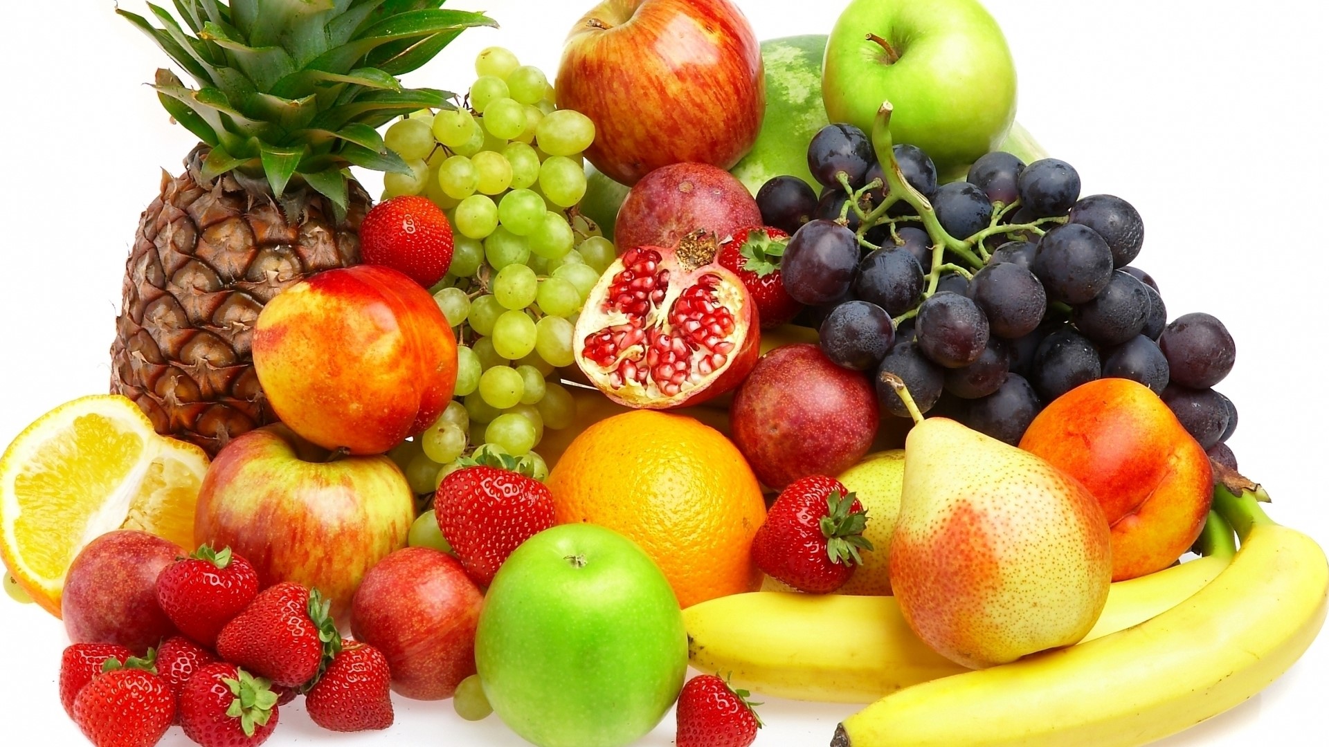 Assortment of Fresh Fruits HD Wallpaper