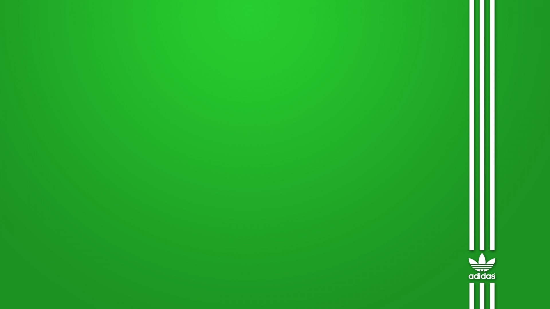 Green Adidas with Three Stripes and Logo HD Wallpaper