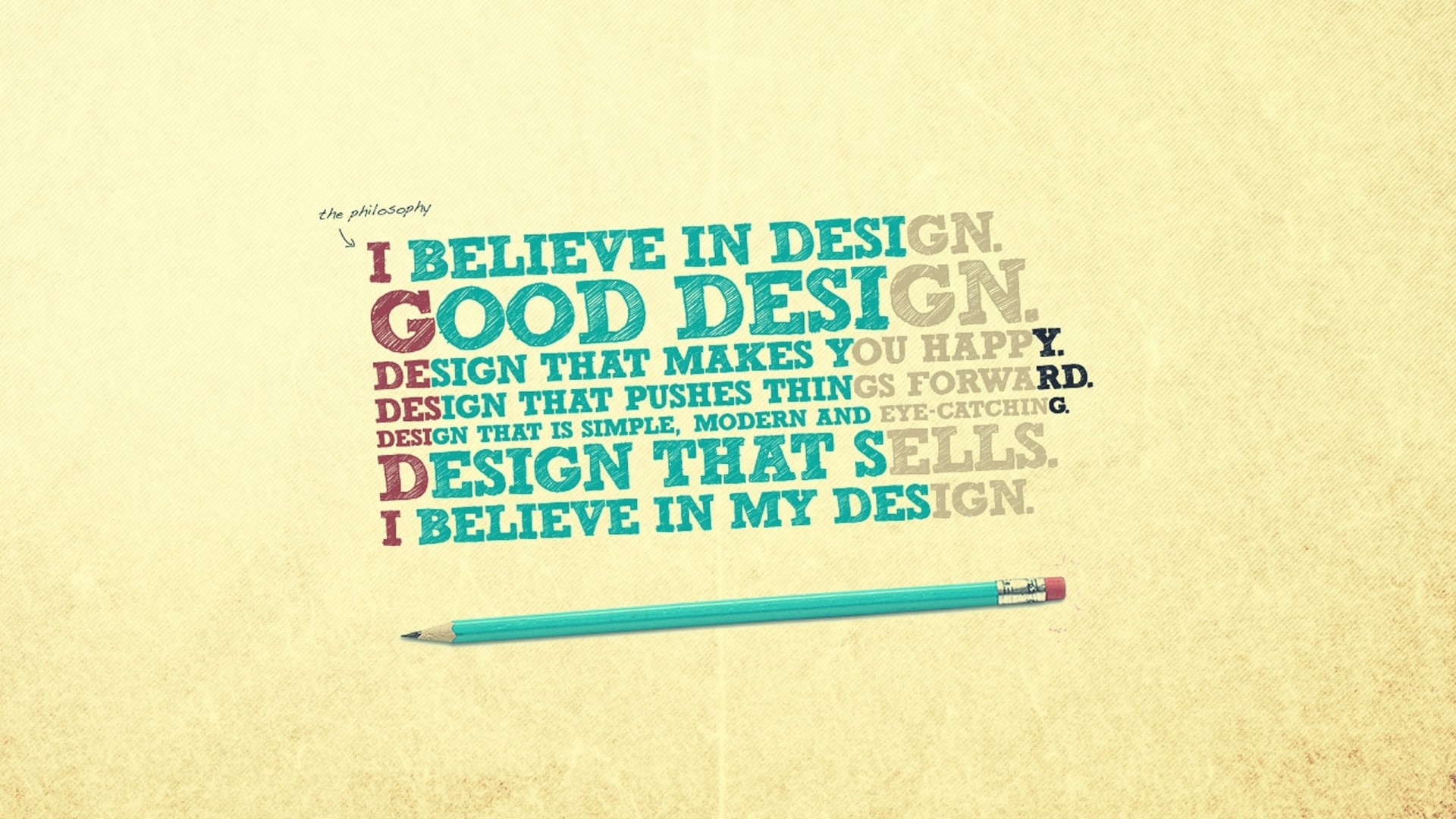 Typography Design Philosophy Quotes HD Wallpaper