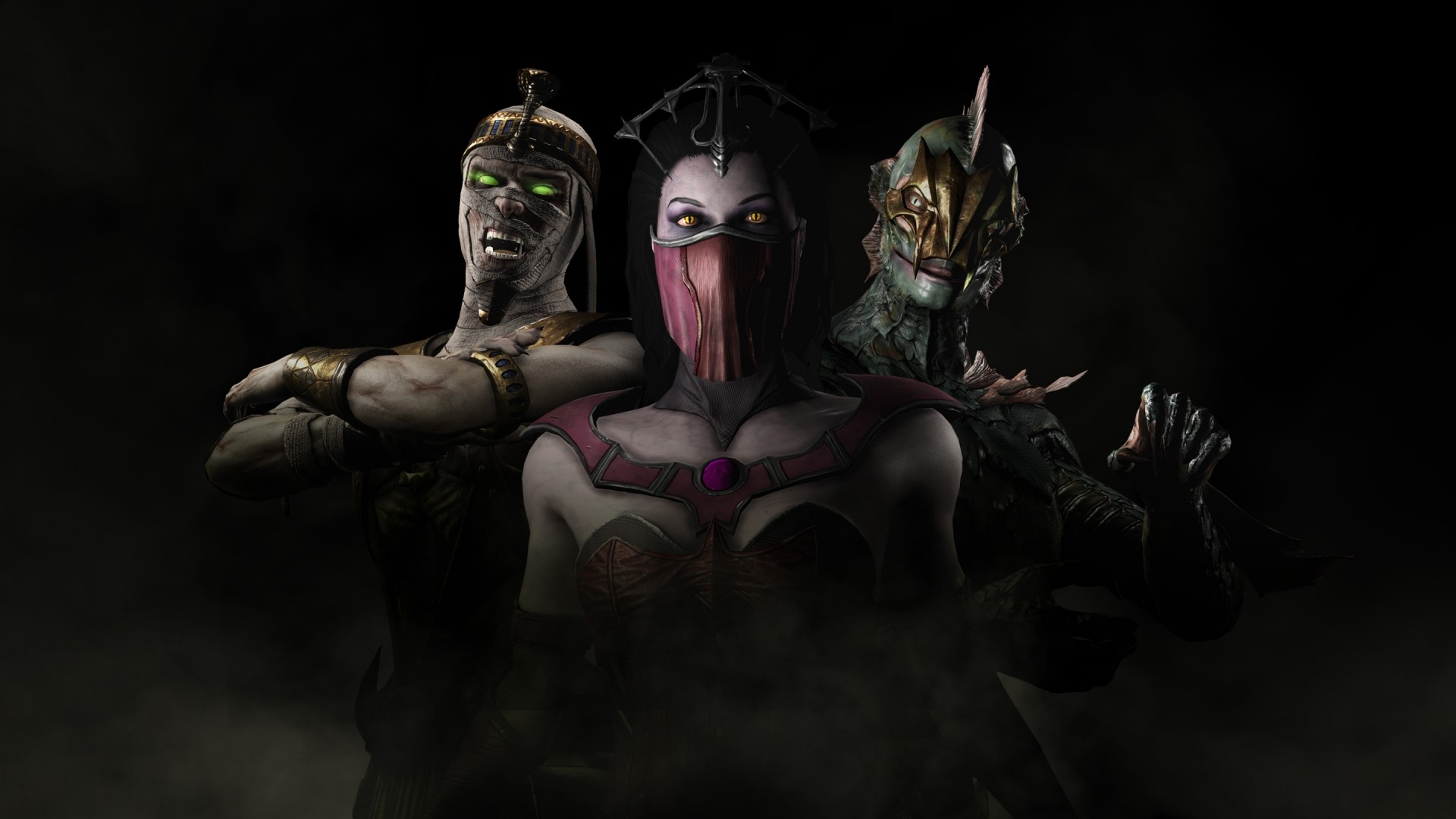 Mortal Kombat X Horror Pack characters HD Wallpaper