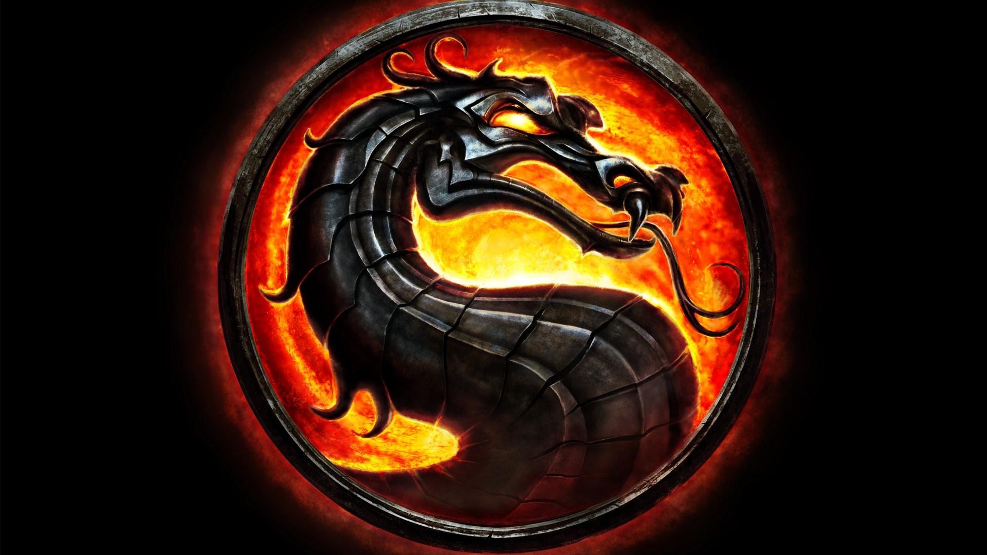 Mortal Kombat Dragon Logo HD Wallpaper