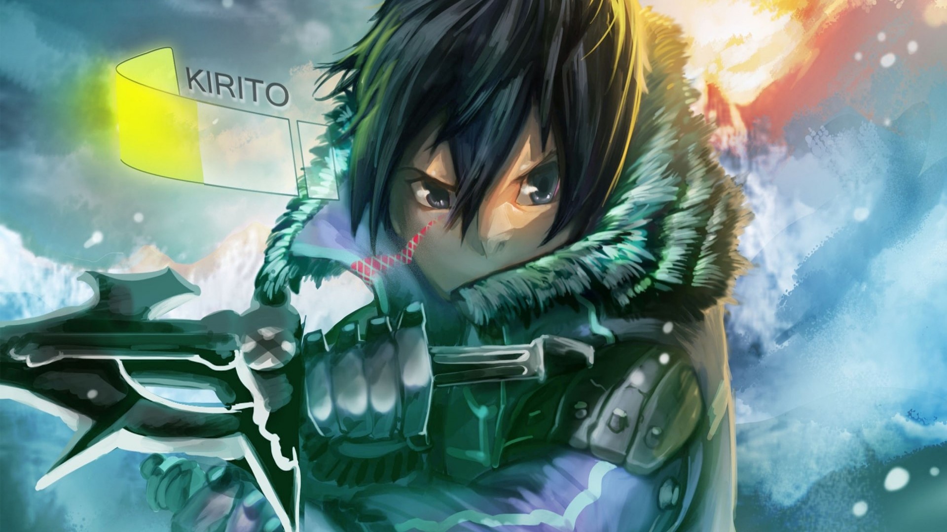 Kirito from Sword Art Online HD Wallpaper