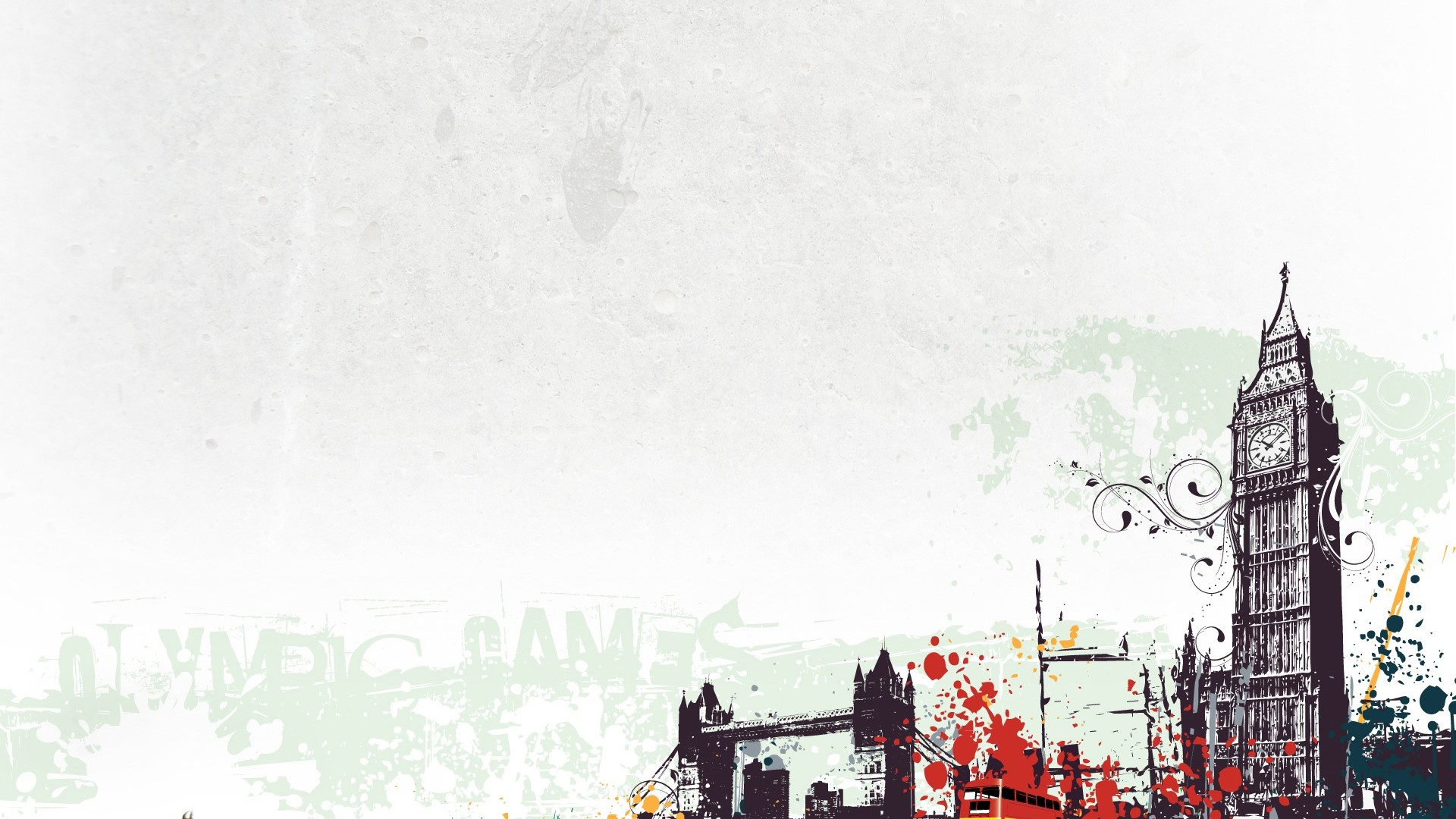 2012 London Olympic Games Big Ben and Tower Bridge HD Wallpaper