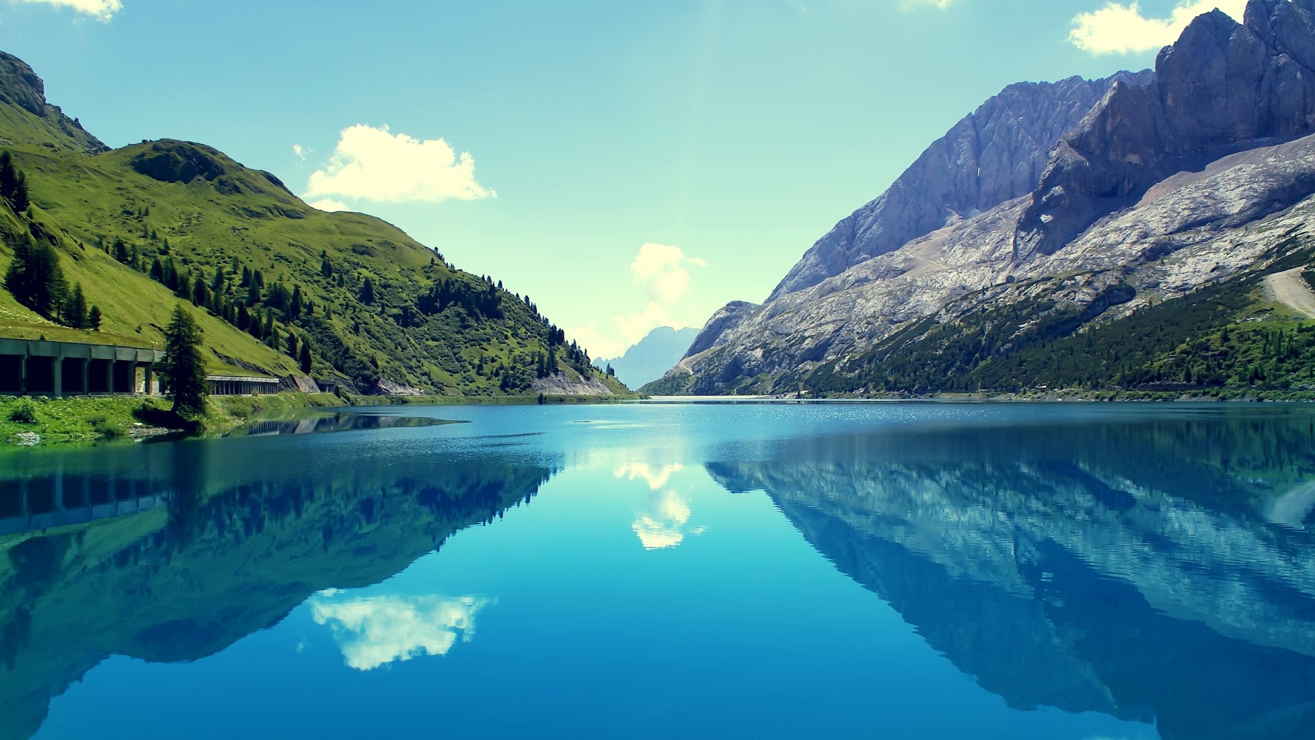 Mountain Lake Reflections HD Wallpaper