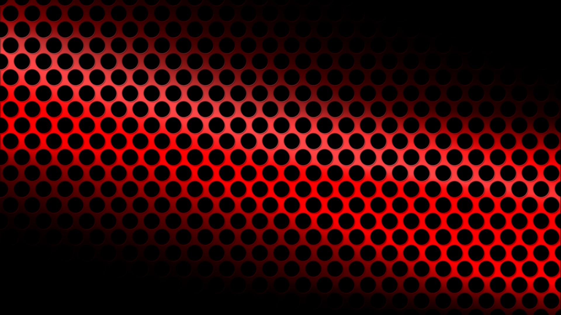 Black and Red Perforated Metal Texture HD Wallpaper