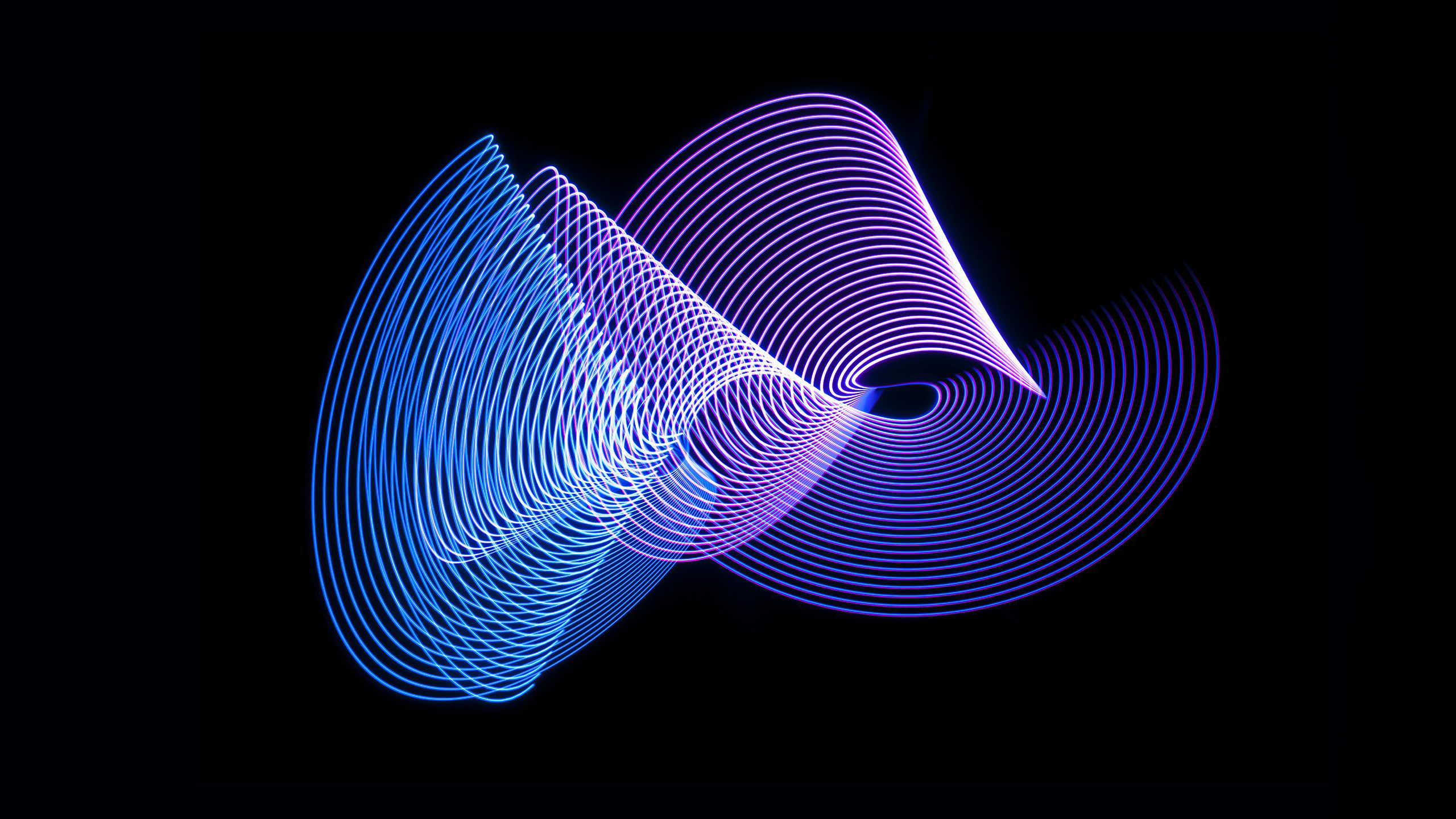 Dark background, Waves, Stock, LG V30 HD Wallpaper