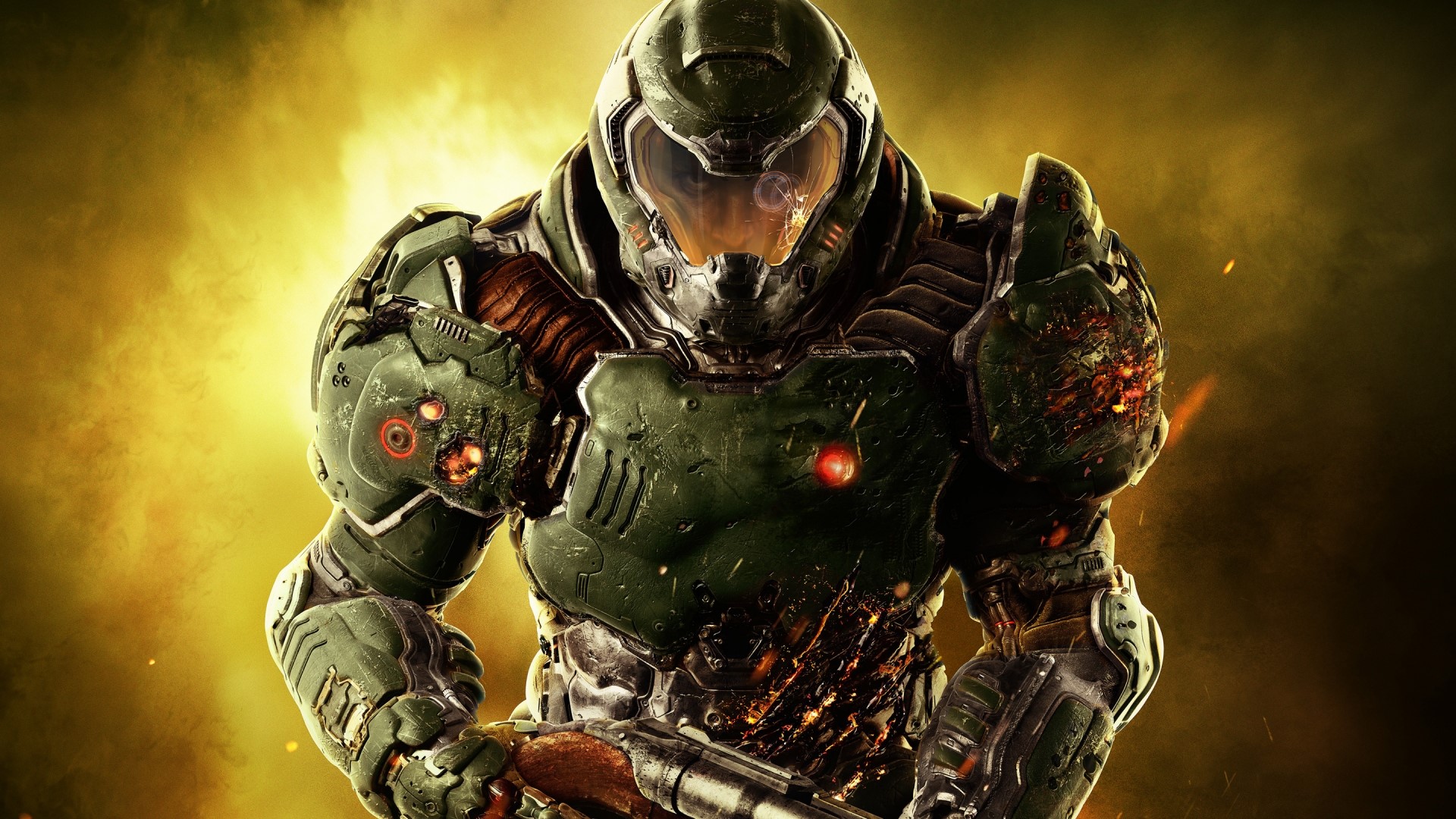 Doom Slayer from Doom 2016 HD Wallpaper