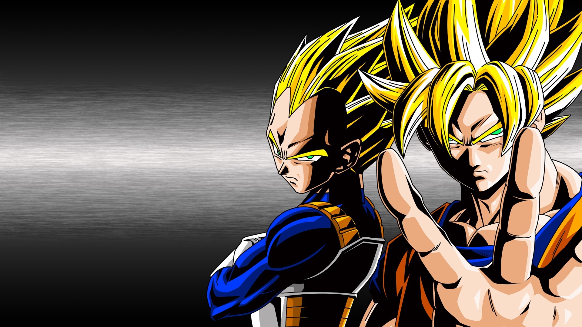 Goku and Vegeta from Dragon Ball Z HD Wallpaper