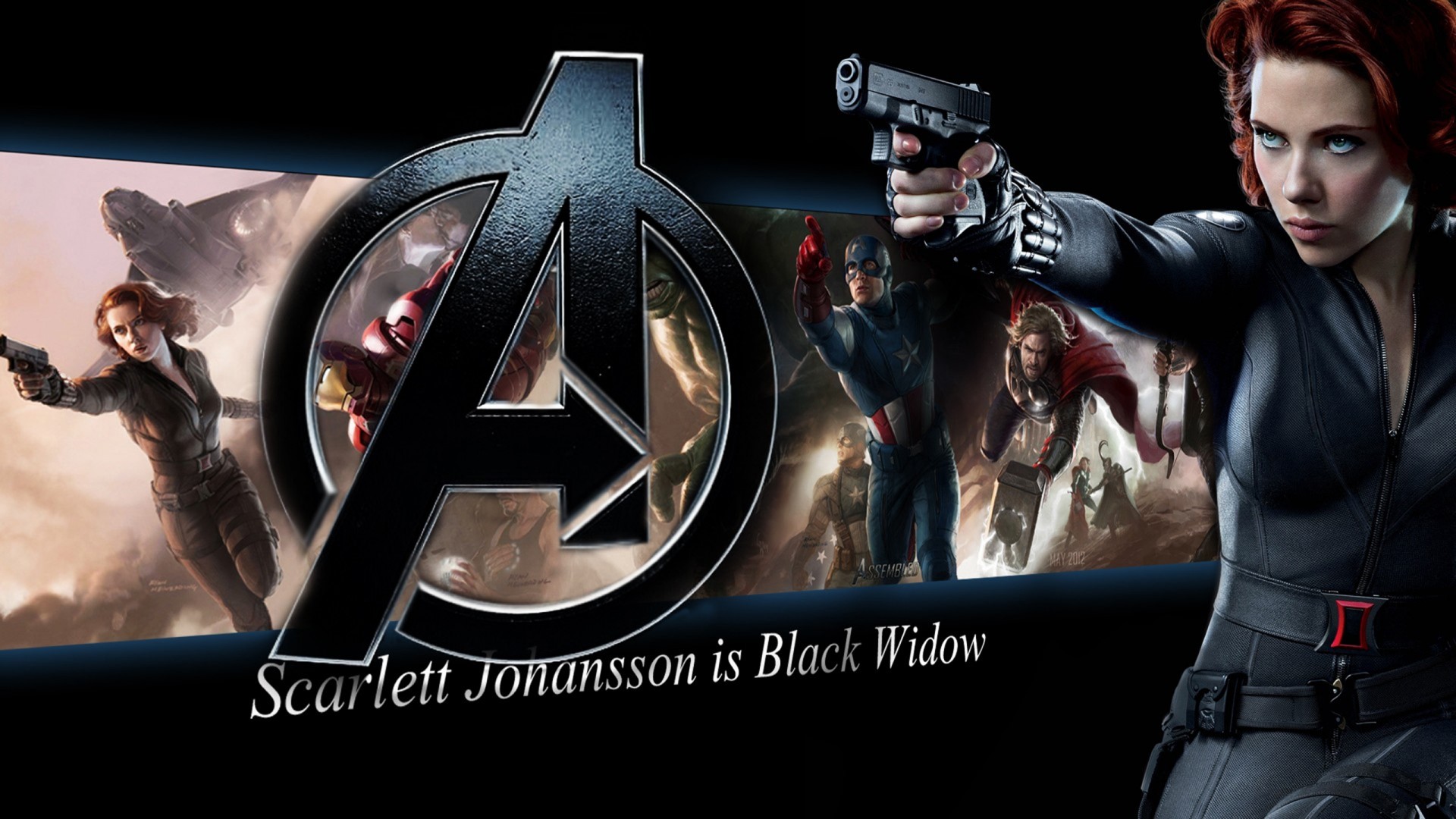 Black Widow from Avengers HD Wallpaper