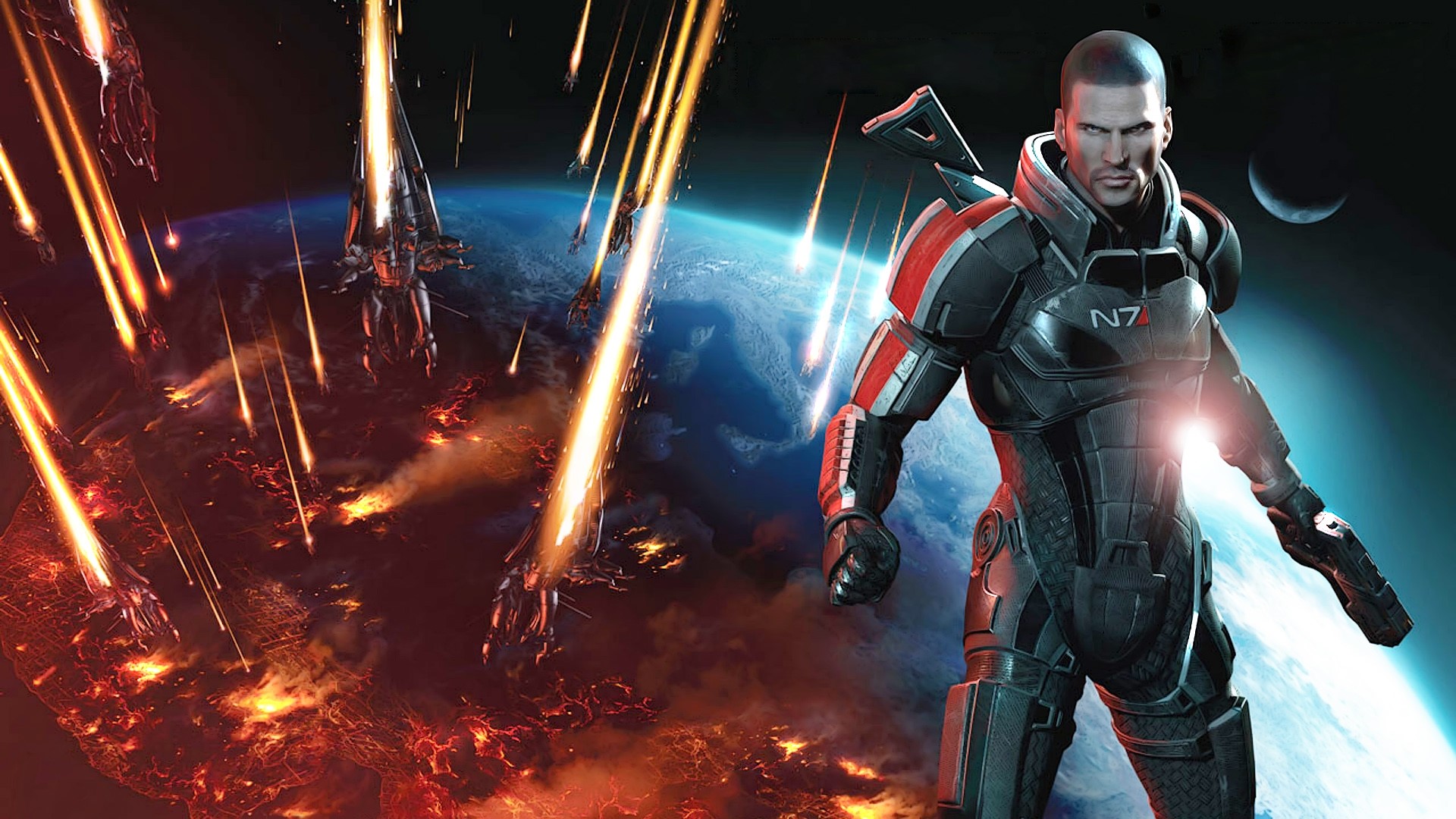 Commander Shepard from Mass Effect 3 HD Wallpaper