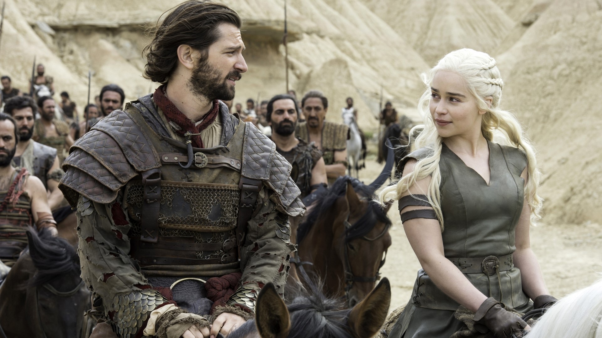 Daenerys Targaryen and Daario Naharis from Game of Thrones HD Wallpaper