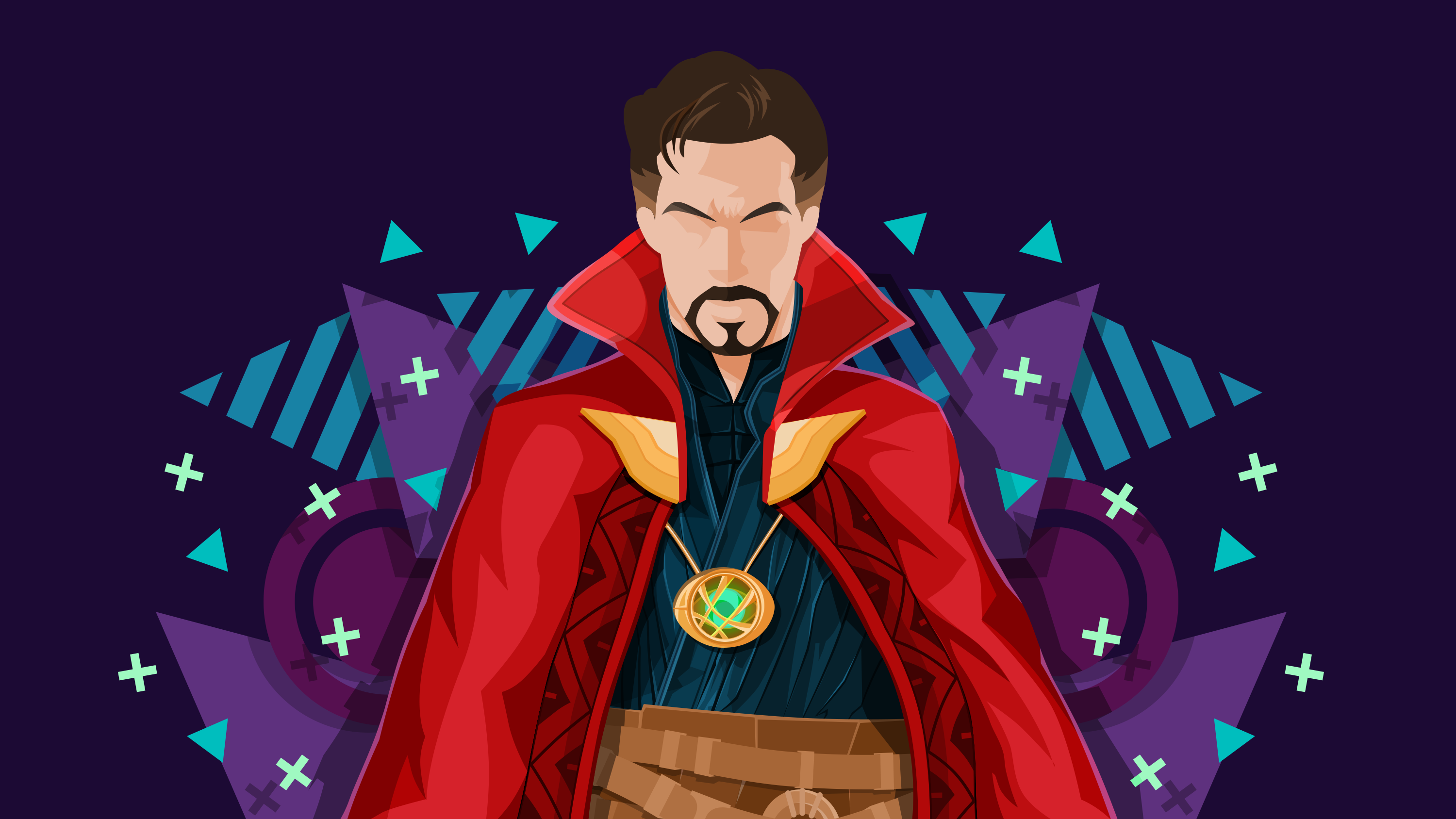 Doctor Strange Minimalist Artwork HD Wallpaper