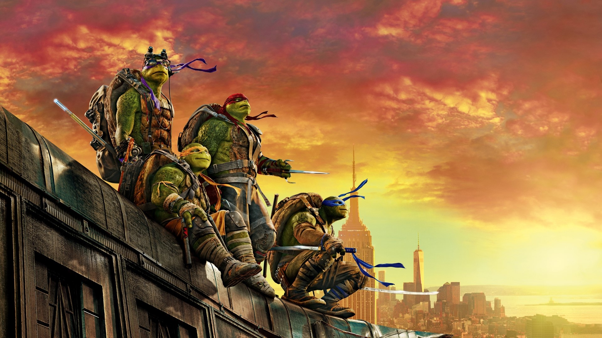 Teenage Mutant Ninja Turtles from Out of the Shadows HD Wallpaper