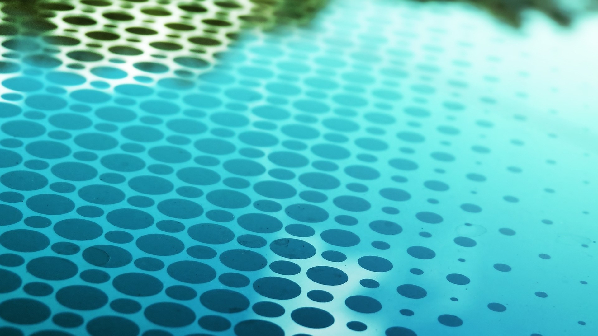 Abstract blue circles pattern HD Wallpaper