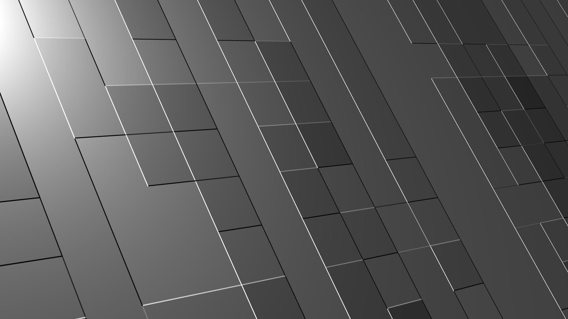 3D Grey Metallic Tiles HD Wallpaper