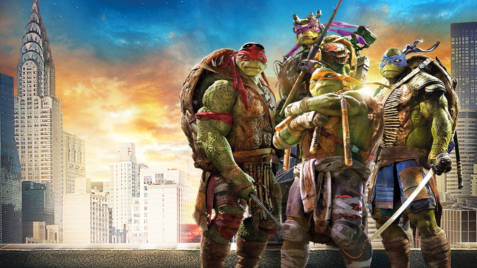Teenage Mutant Ninja Turtles in New York City HD Wallpaper