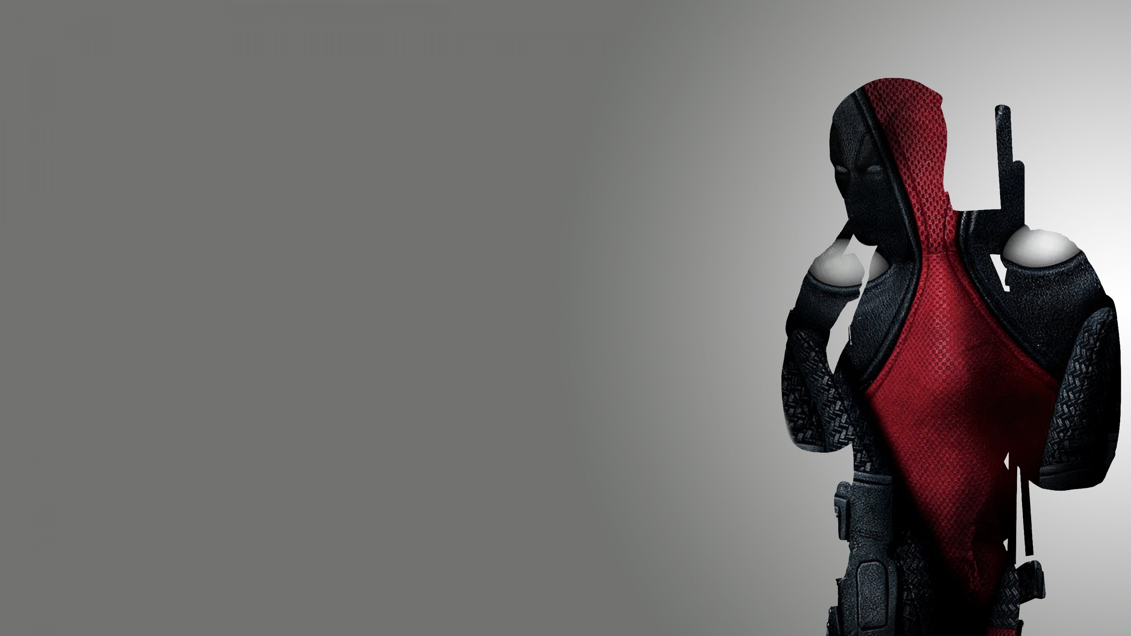4K Double exposure Deadpool HD Wallpaper